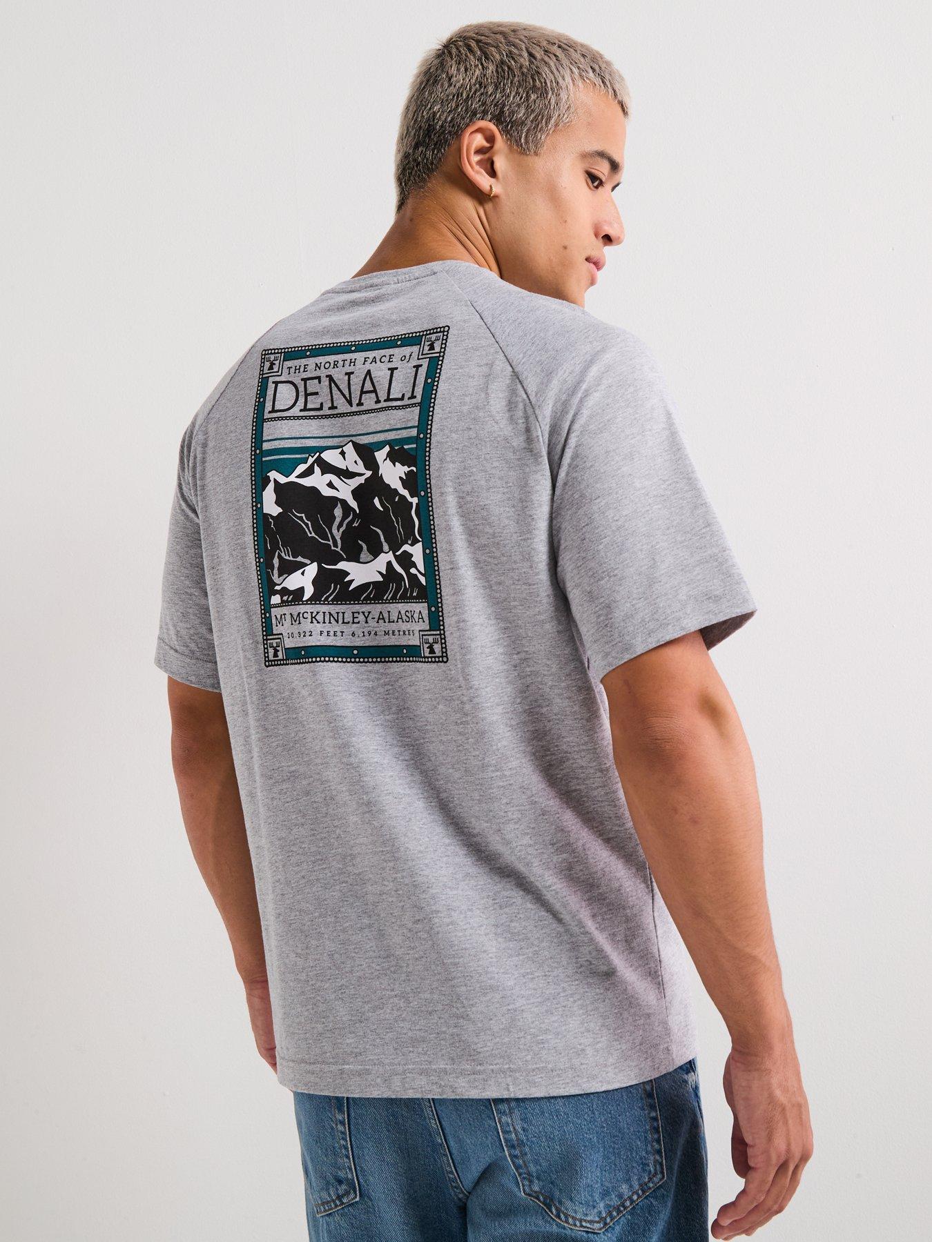 Image 6 of 6 of The North Face Men's Faces T-Shirt - Light Grey