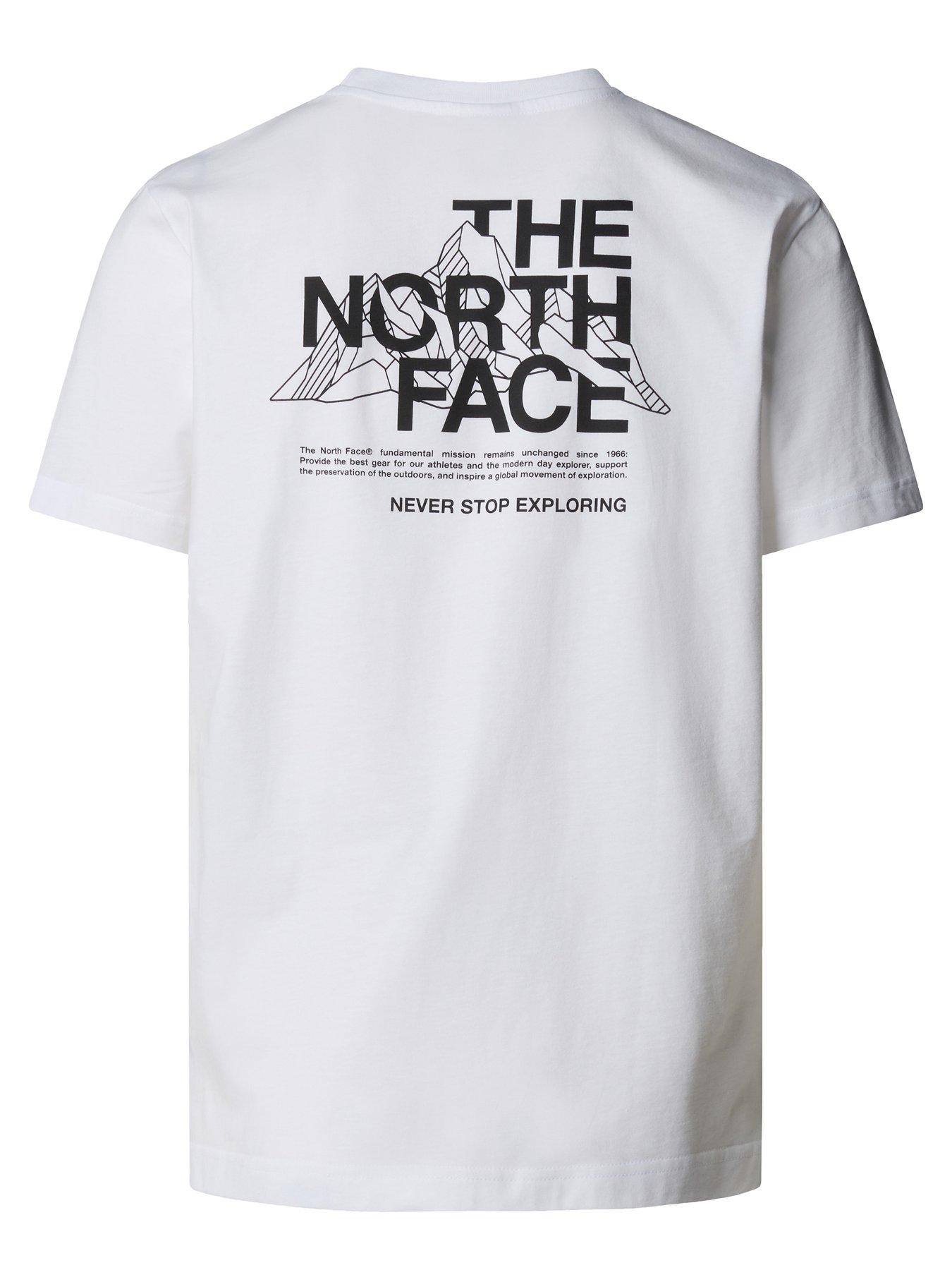 Image 1 of 2 of The North Face Men's Mountain Sketch T-Shirt - White