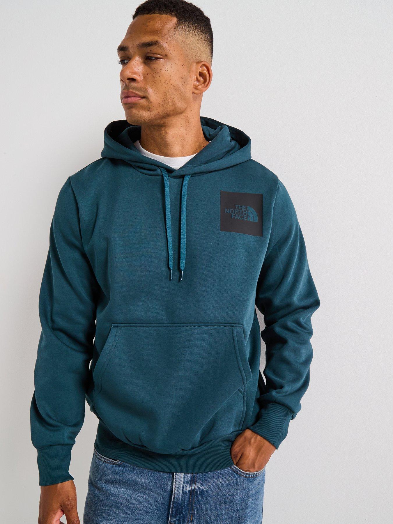 the-north-face-mens-fine-hoodie-blueoutfit