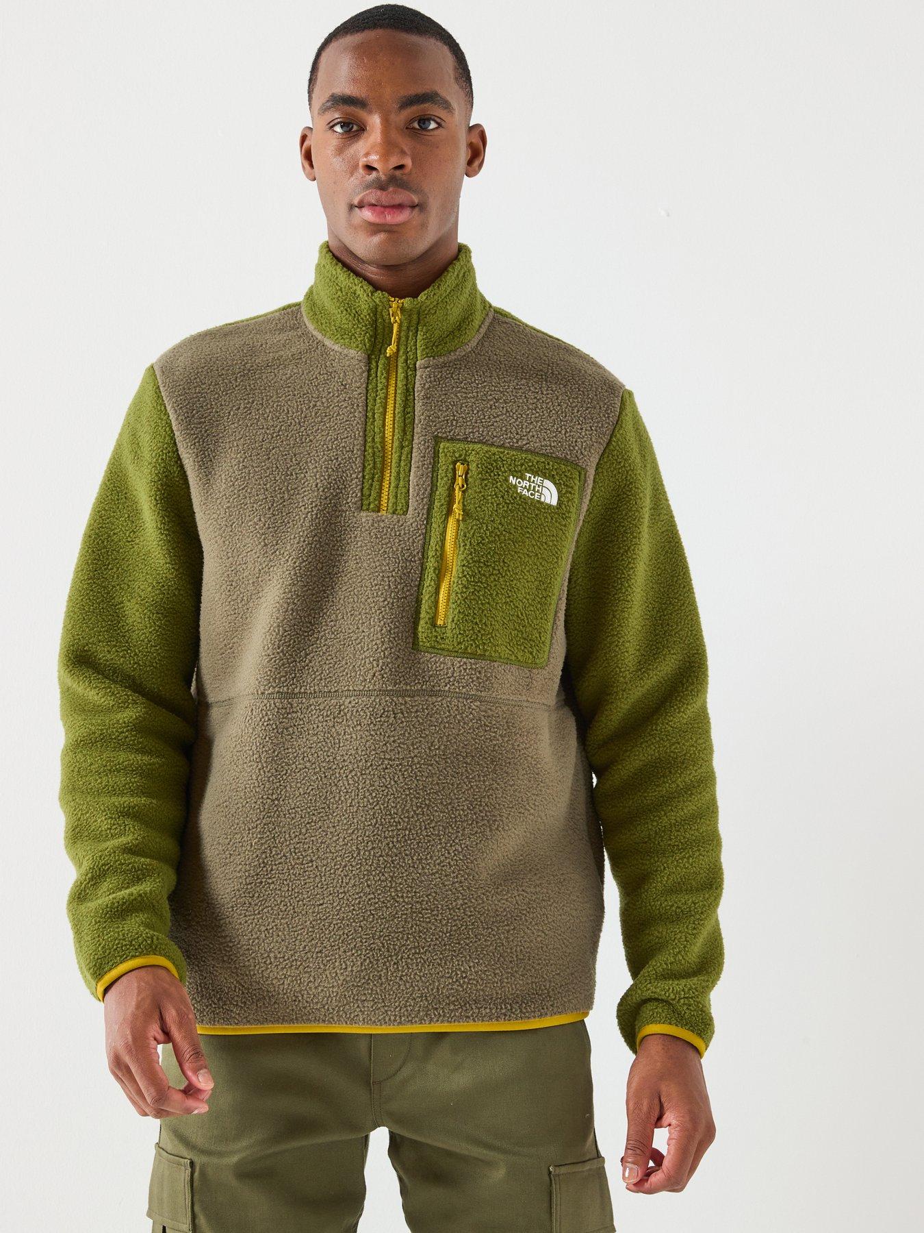 The North Face Men's Yumiori 1/4 Zip Fleece Jacket - Green