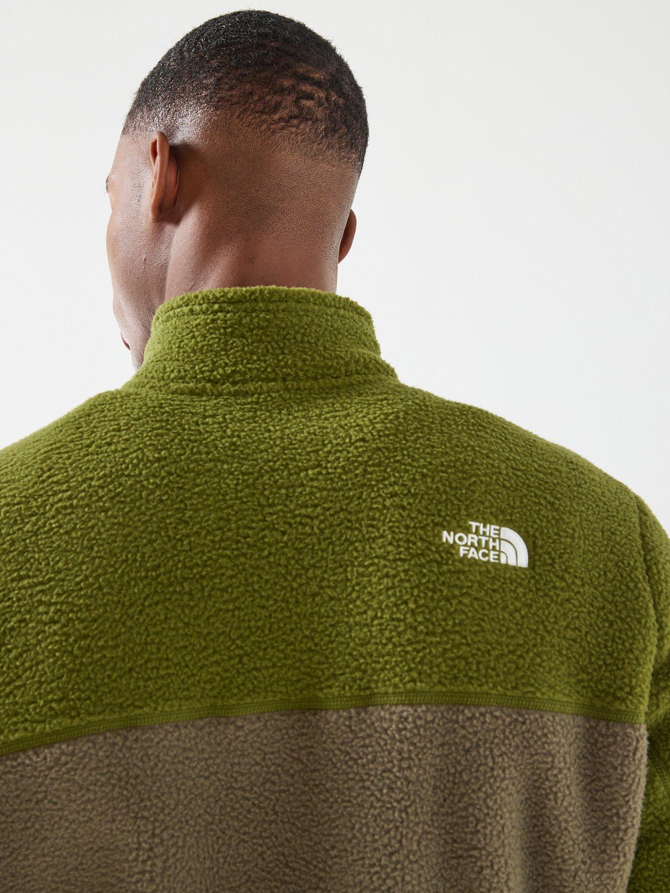 the-north-face-mens-yumiori-14-zip-fleece-jacket-greendetail