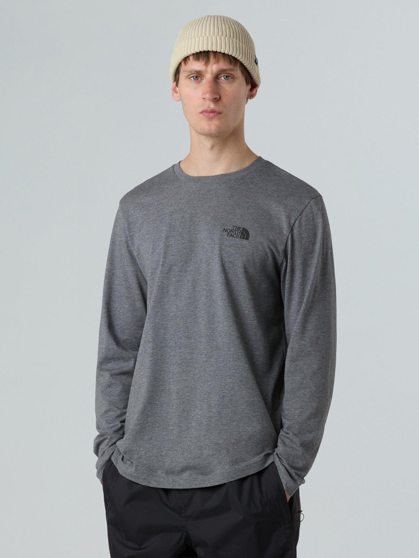 The North Face Men's L/s Simple Dome Tee - Grey