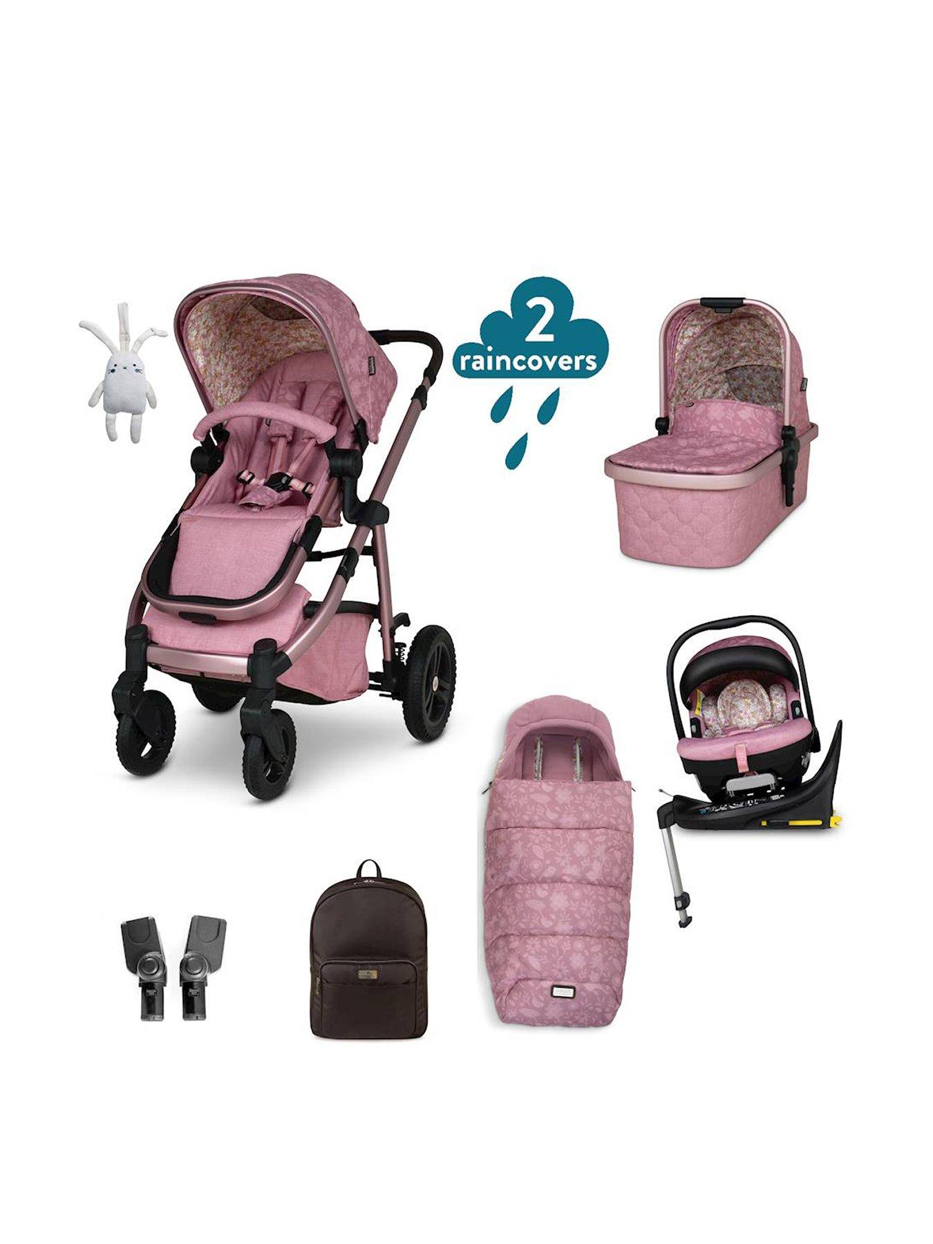 Image 1 of 6 of Cosatto Wow 3 Everything Travel System Bundle ADAC iSize Car Seat - Camille
