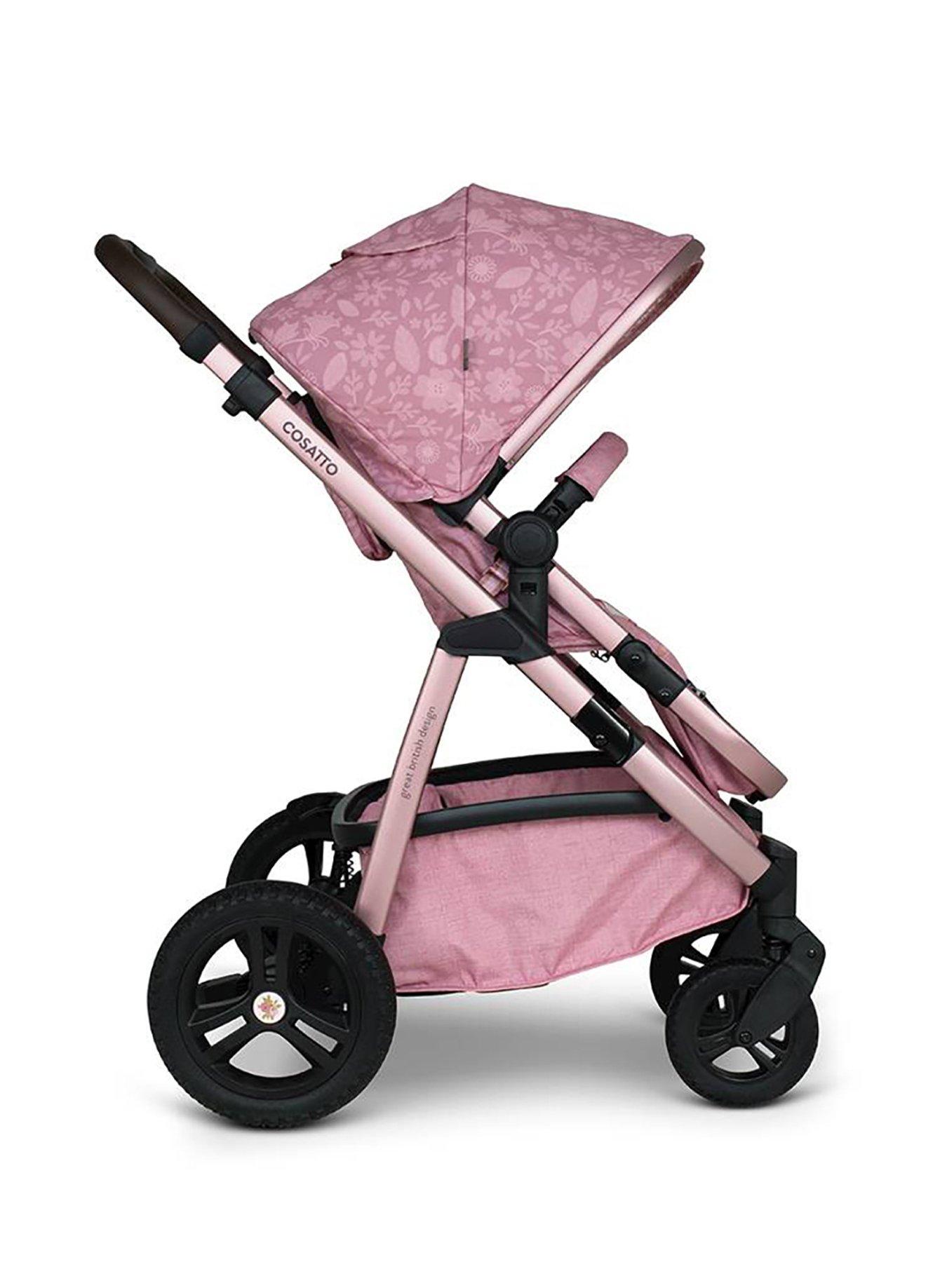 Image 3 of 6 of Cosatto Wow 3 Everything Travel System Bundle ADAC iSize Car Seat - Camille