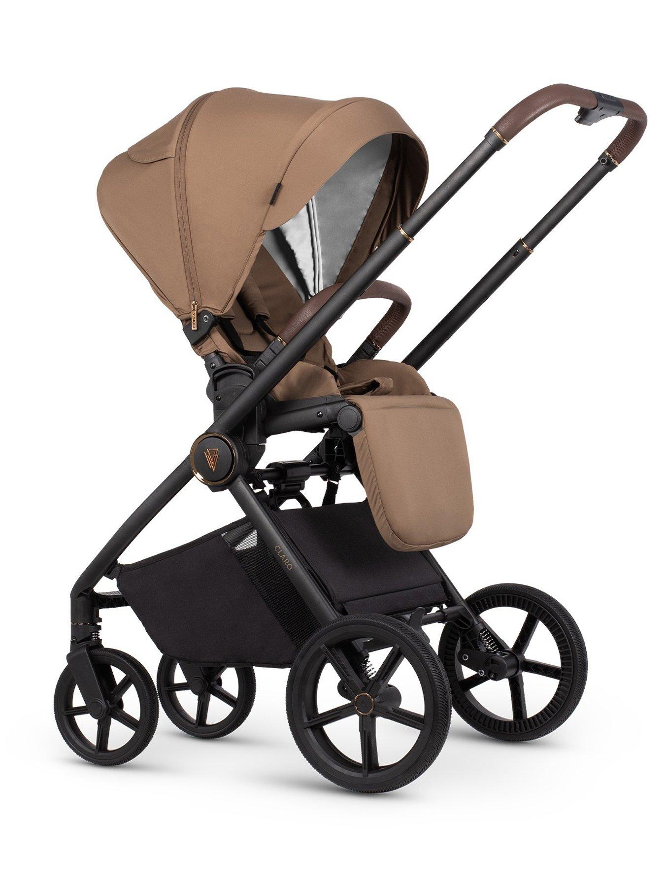 Image 3 of 7 of Venicci Claro 3in1 Bundle plus Tiago Beige Car Seat and 360 Base - Caramel