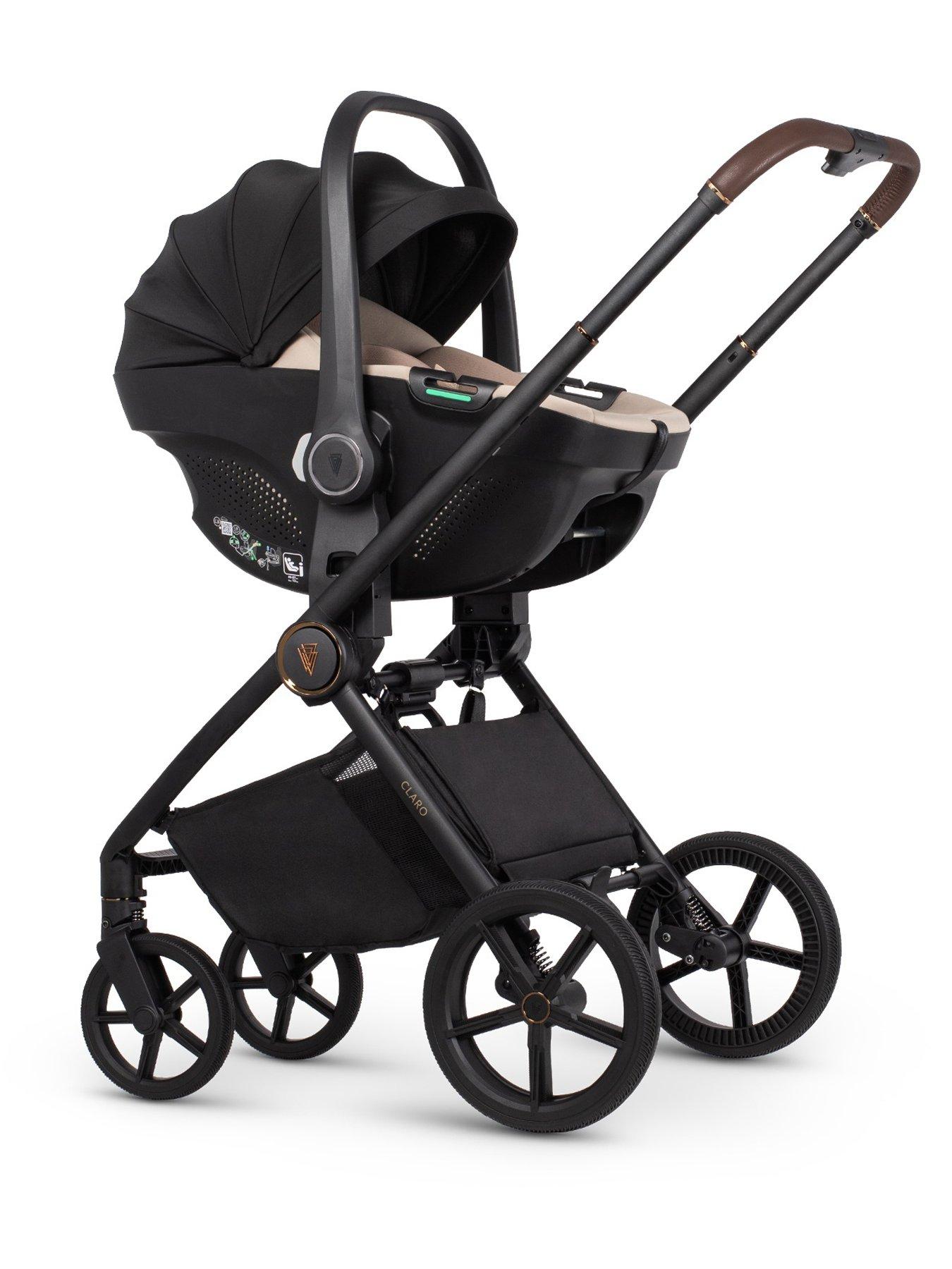 Image 5 of 7 of Venicci Claro 3in1 Bundle plus Tiago Beige Car Seat and 360 Base - Caramel