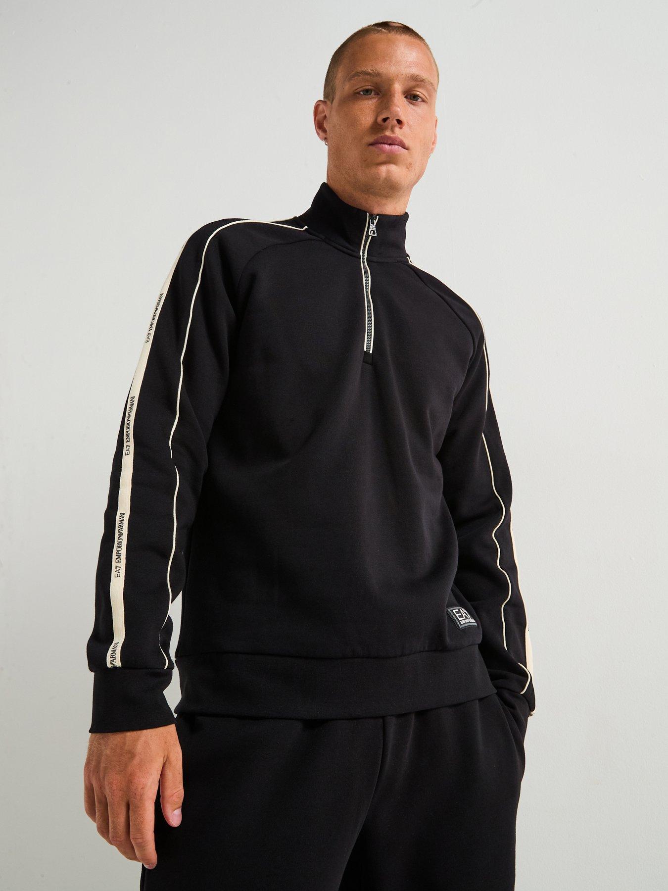 ea7-emporio-armani-train-logo-series-tape-shoulder-14-zip-sweatshirt-black