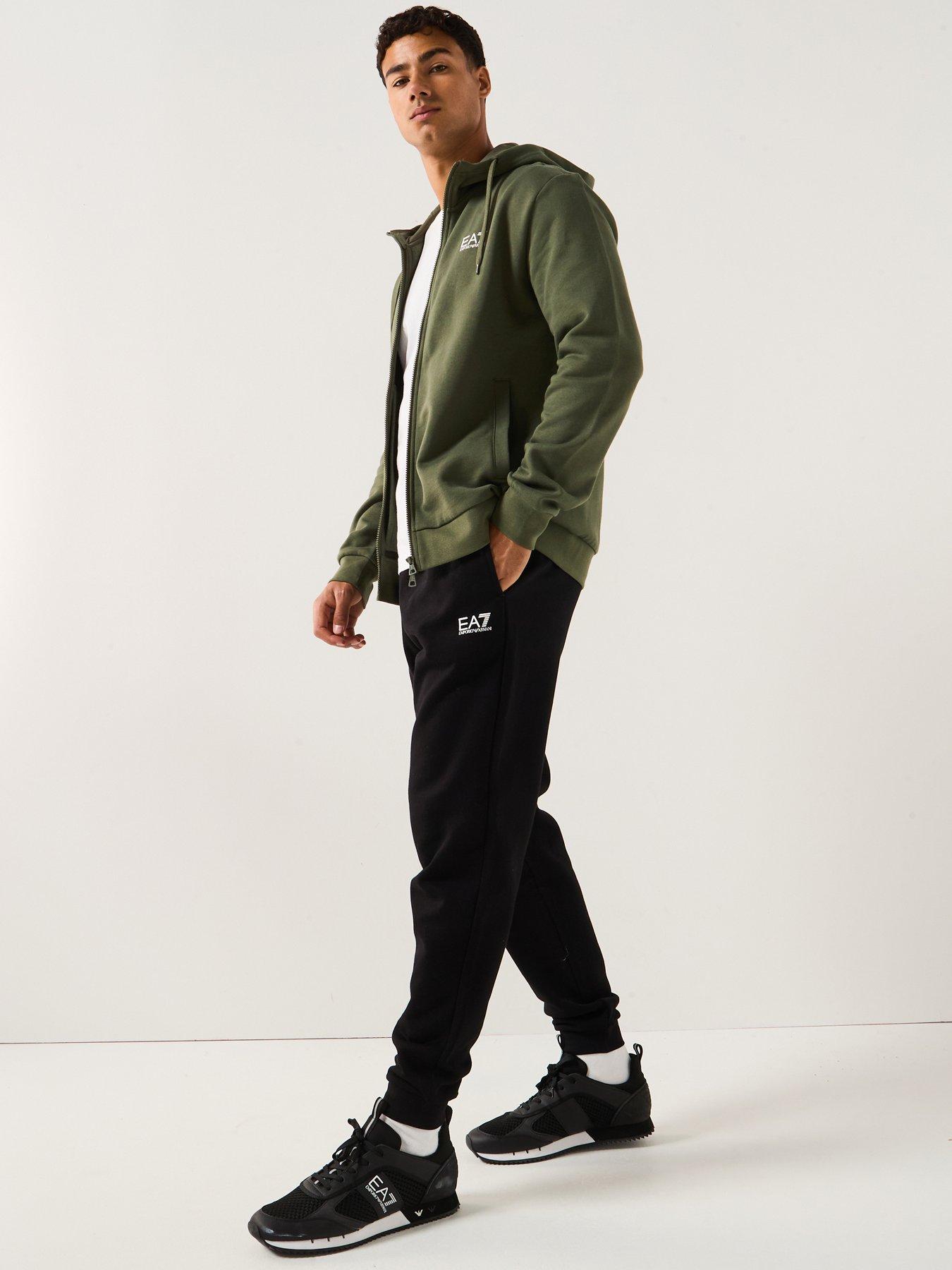 ea7-emporio-armani-train-core-id-full-zip-hooded-tracksuit-greenfront