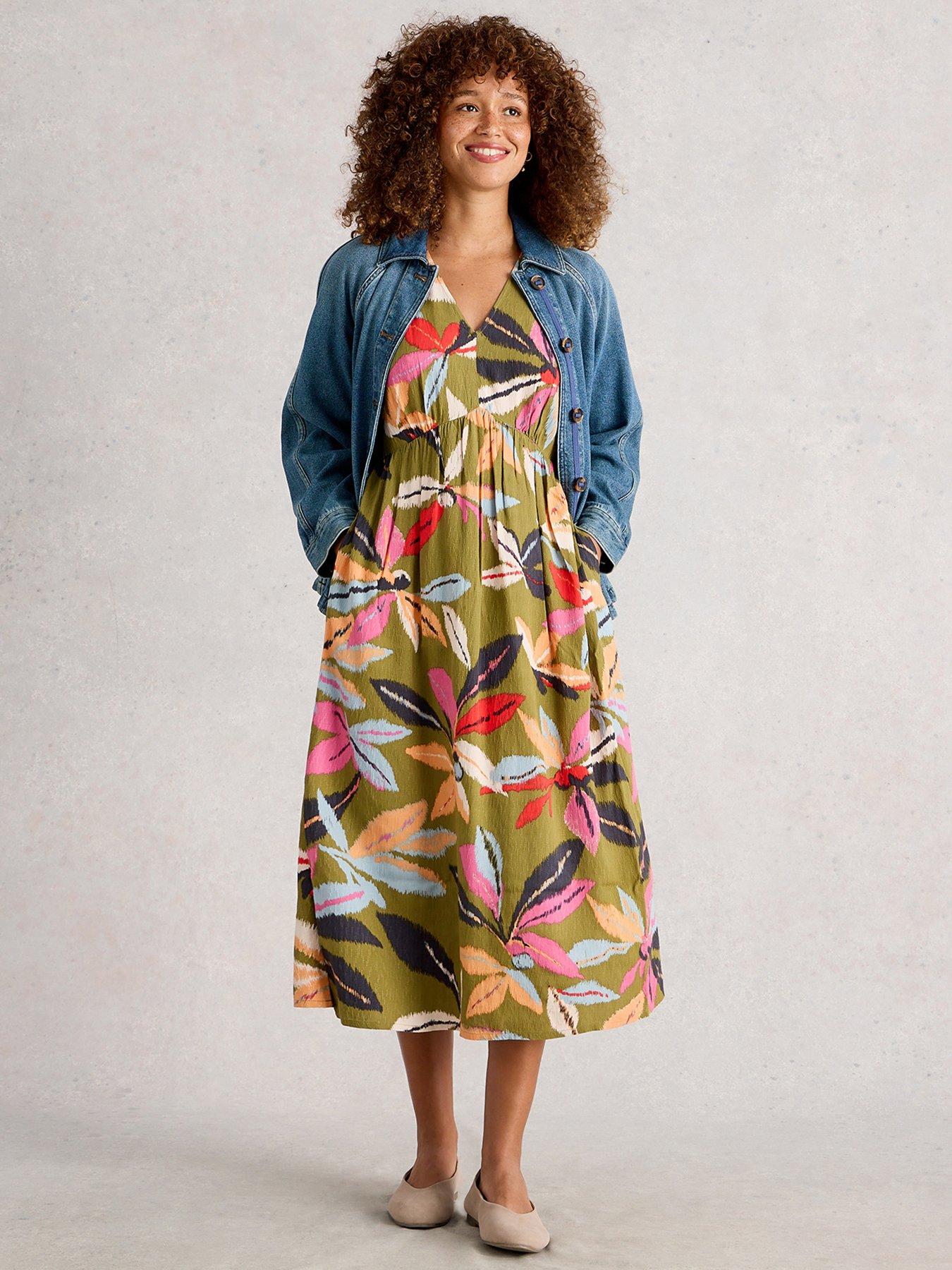 White Stuff Lucy Midi Dress - Green