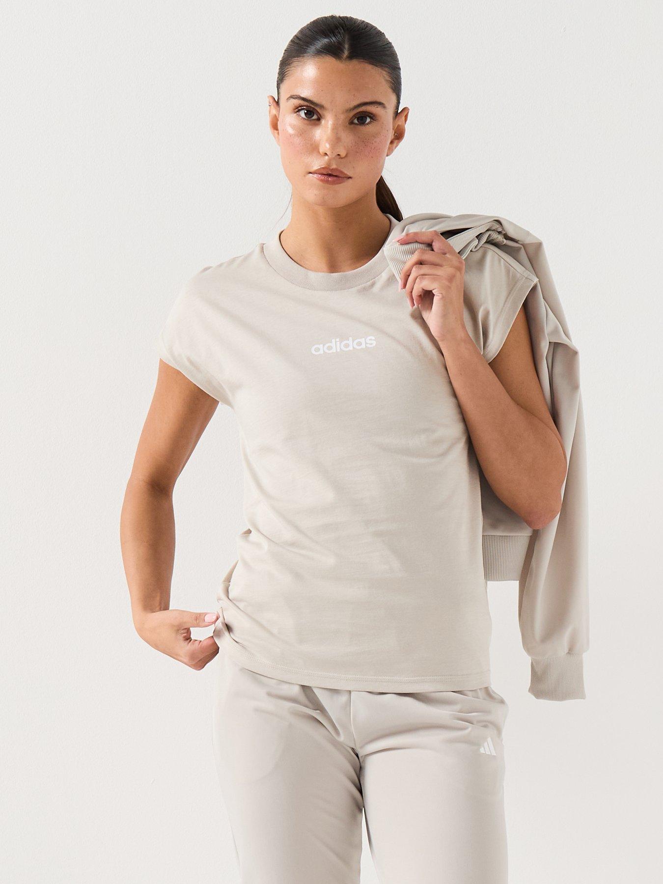 adidas-sportswear-womens-essentials-linear-cotton-t-shirt-beige
