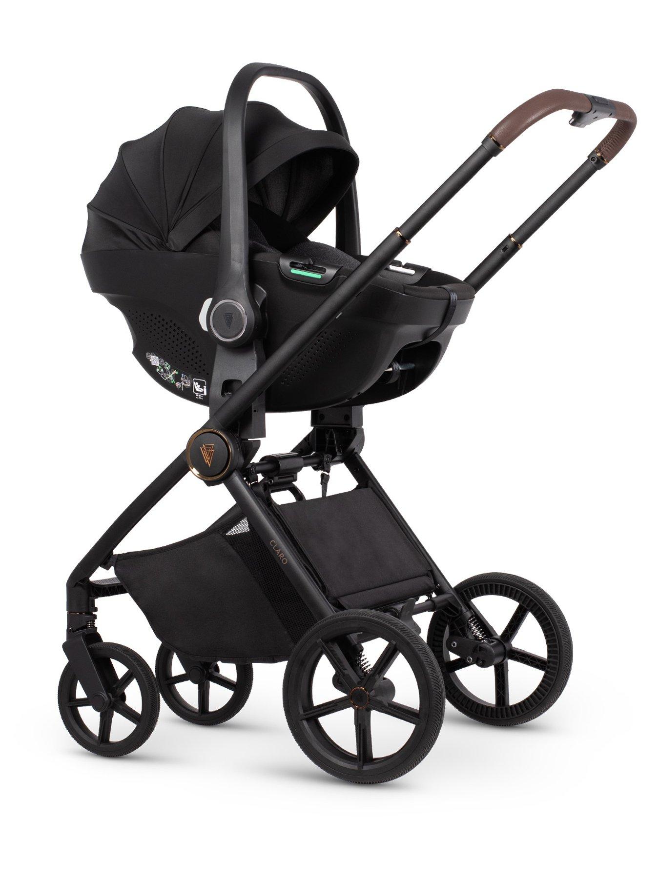 Image 5 of 8 of Venicci Claro 3in1 Bundle plus Tiago Black Car Seat and 360 Base - Almond