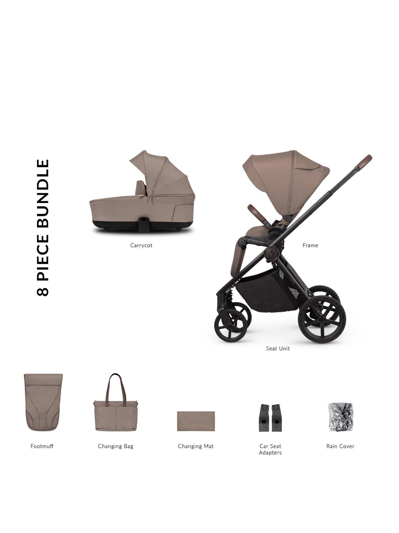 Venicci Claro 2in1 Pushchair Bundle - Almond