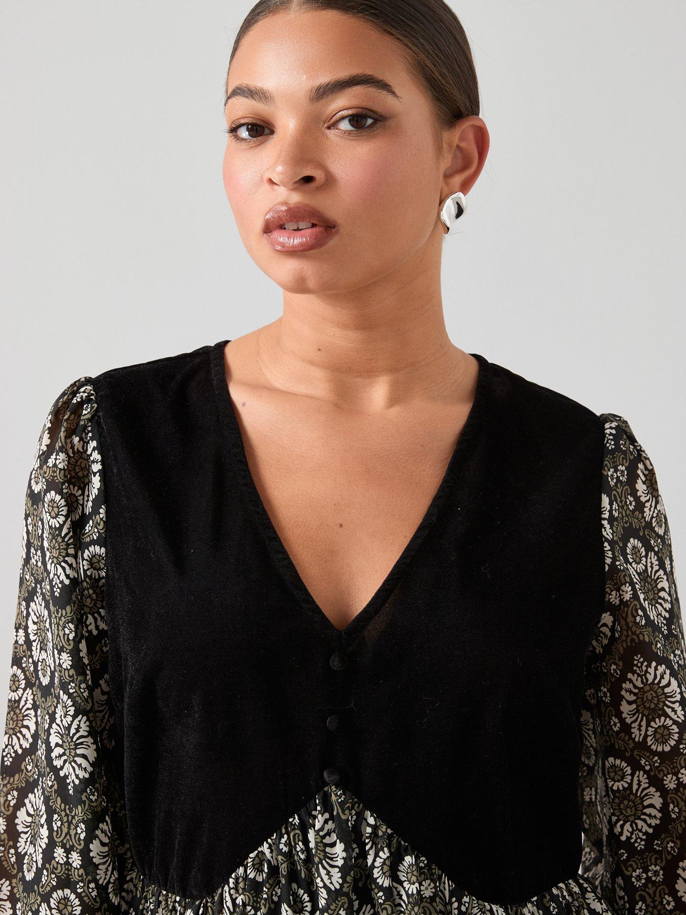 the-very-collection-curve-2-in-1-waistcoat-mini-dress-printdetail