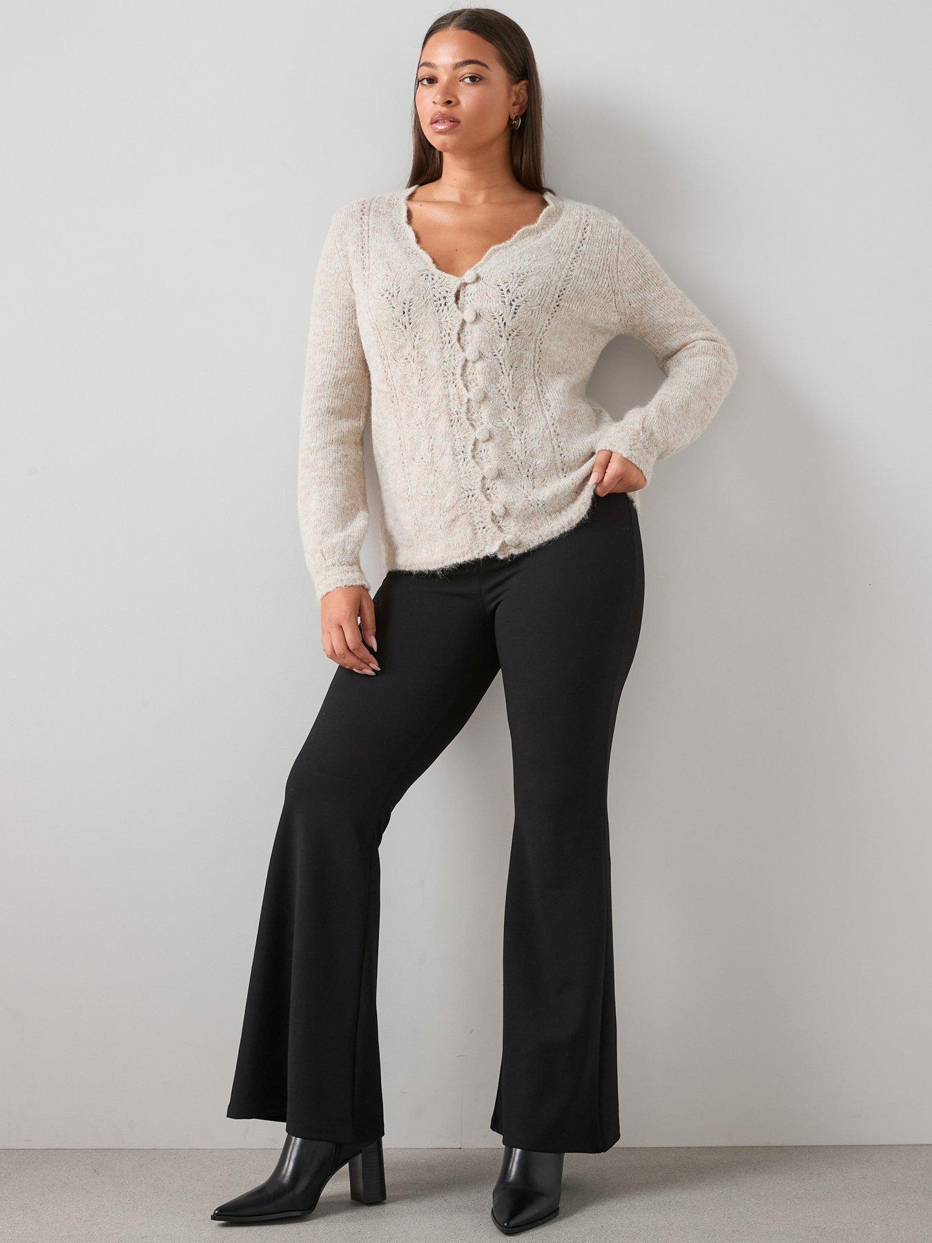 the-very-collection-curve-pointelle-knitted-cardigan-beigeback