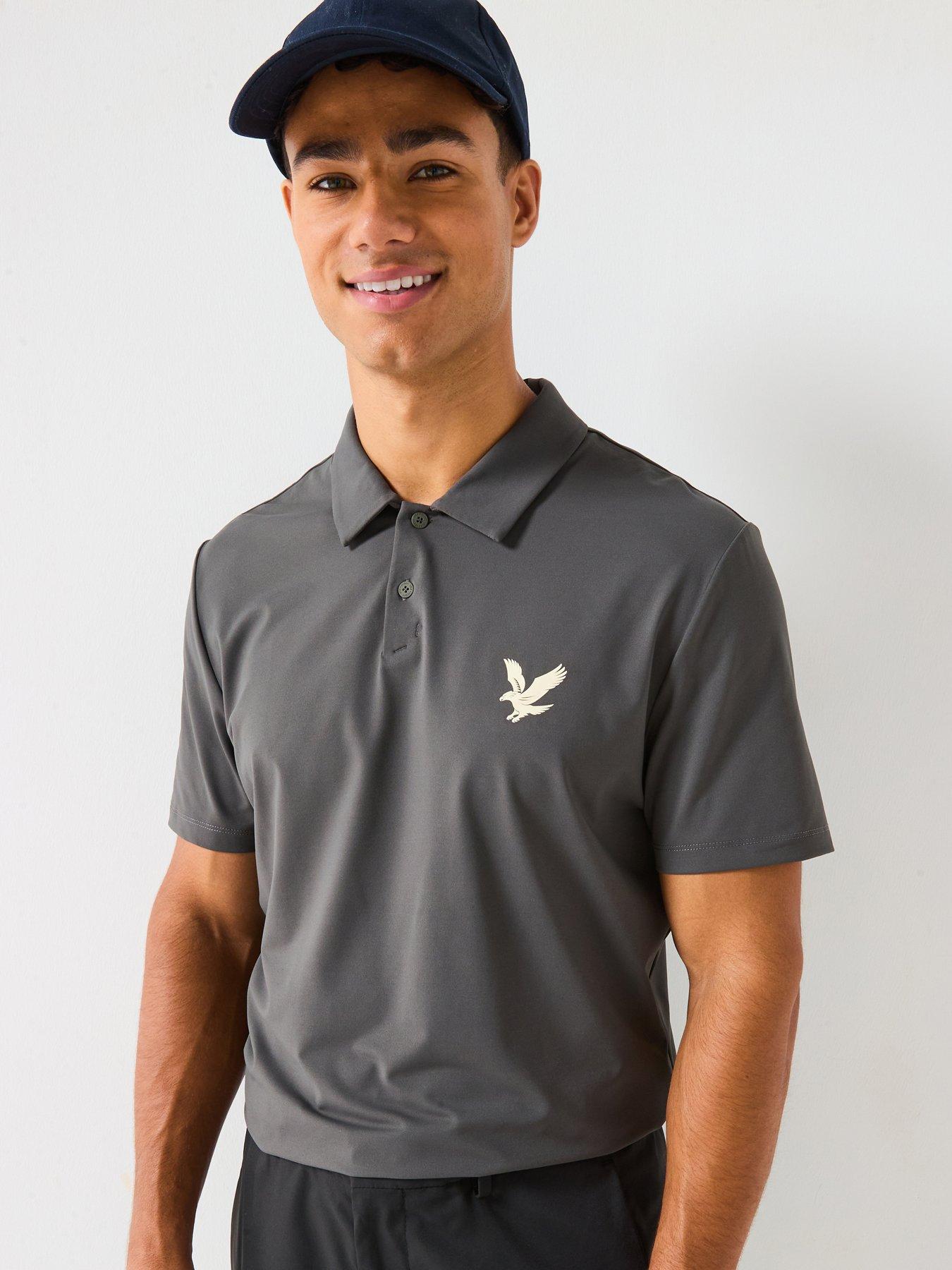 Lyle & Scott Golf Mens Course Polo Shirt - Grey