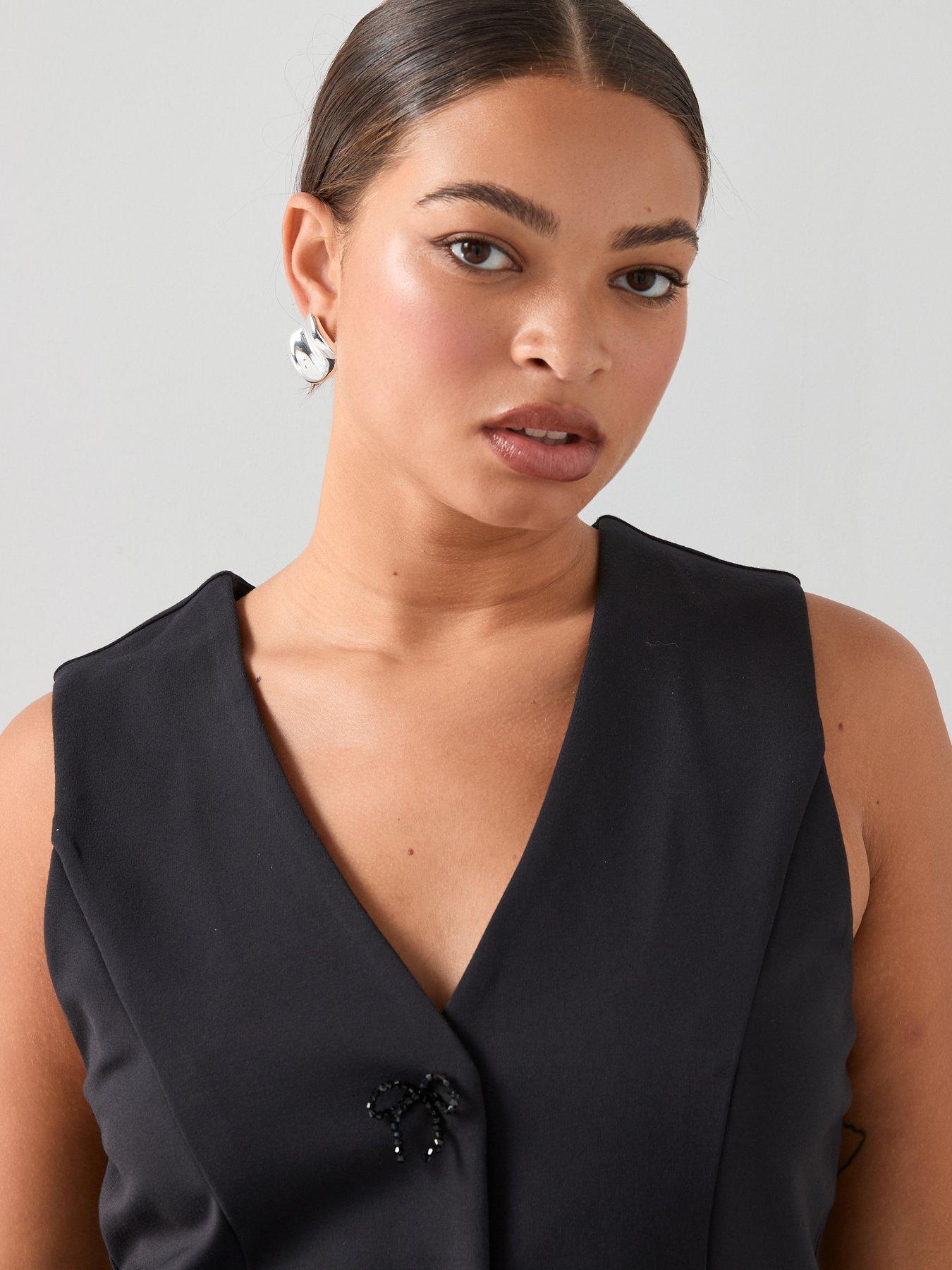 the-very-collection-curve-bow-trim-2-in-1-midi-dress-blackoutfit