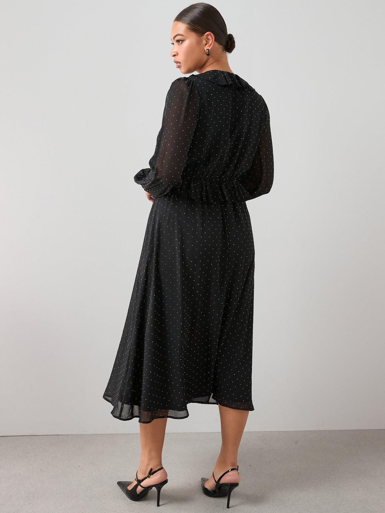 the-very-collection-curve-rhinestone-ruffle-midi-dress-blackstillFront