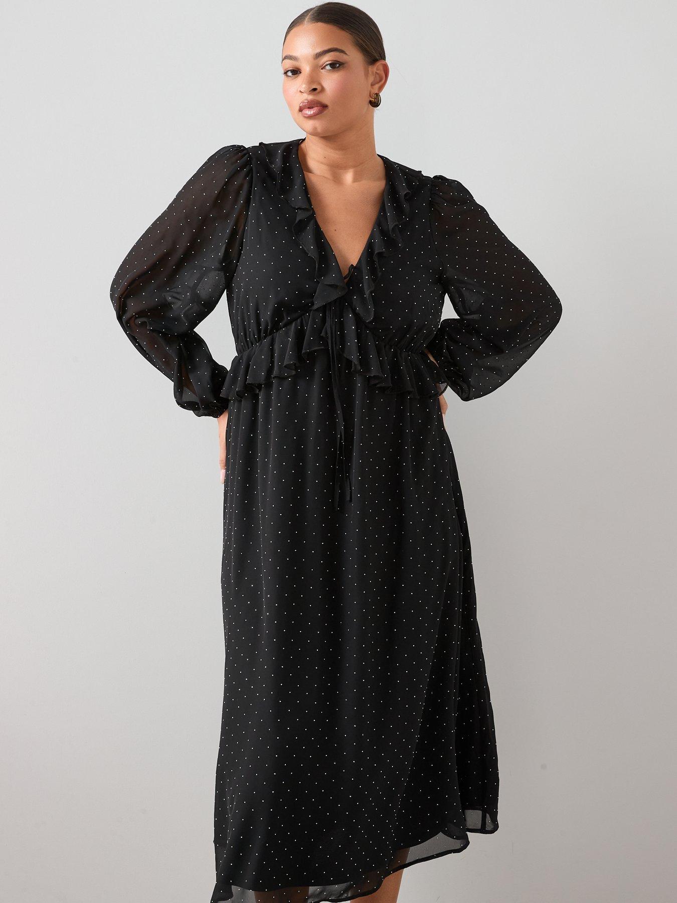 the-very-collection-curve-rhinestone-ruffle-midi-dress-blackdetail
