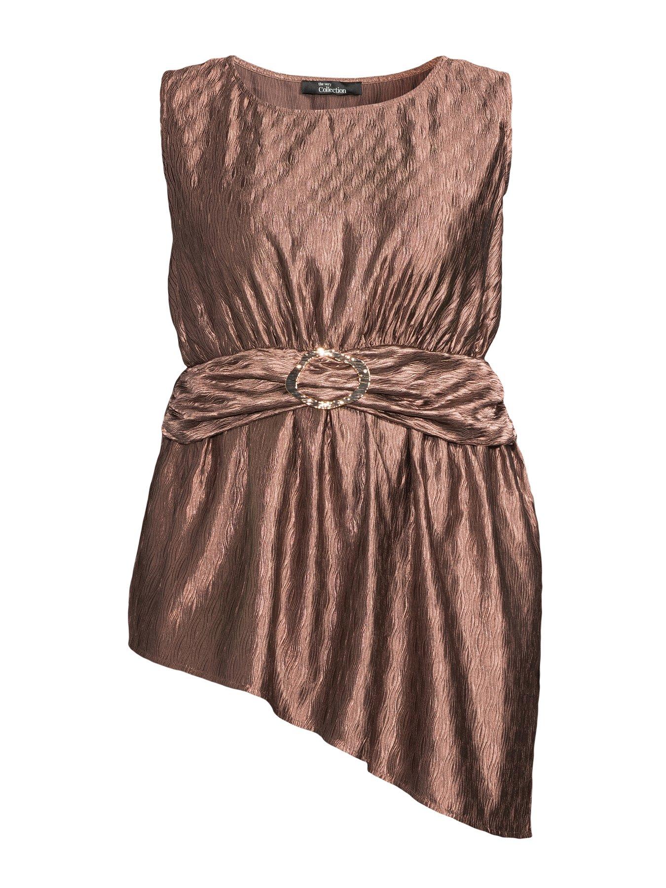 Image 7 of 7 of The Very Collection Curve Asymmetric Trim Tunic