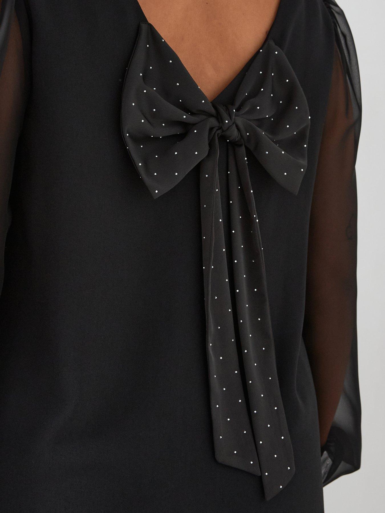 Image 5 of 7 of The Very Collection Curve Bow Back Top
