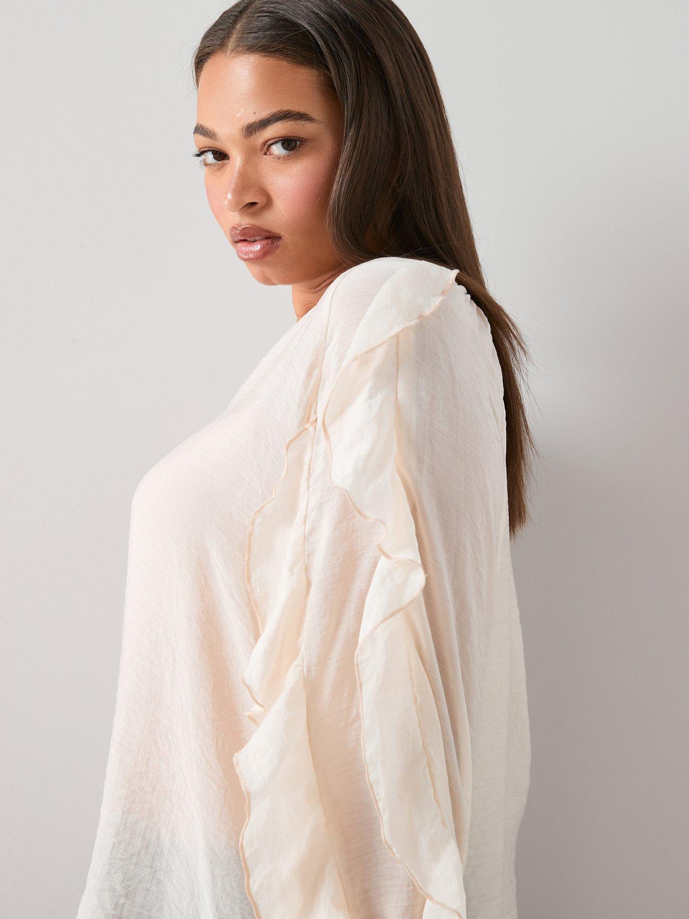 Image 5 of 5 of The Very Collection Curve Curve Ruffle Blouse