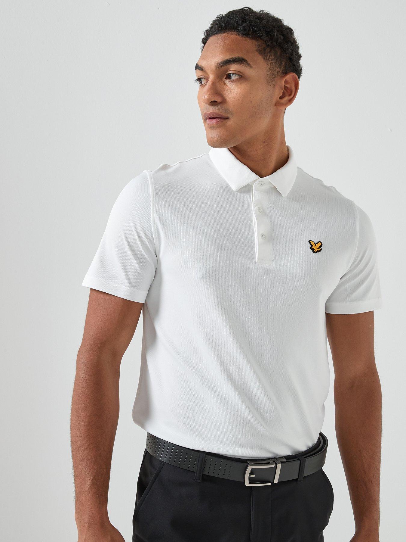 Lyle & Scott Golf Mens Tour Polo Shirt - White