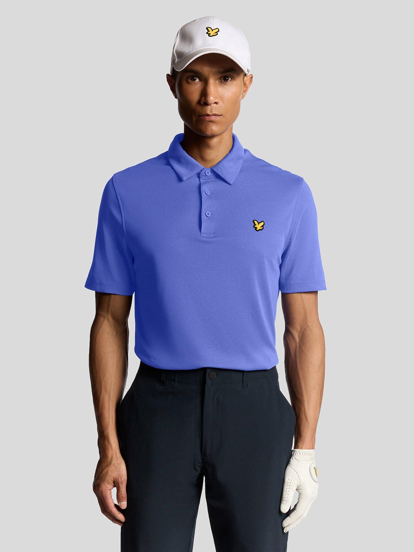 Lyle & Scott Golf Mens Tour Polo Shirt - Purple