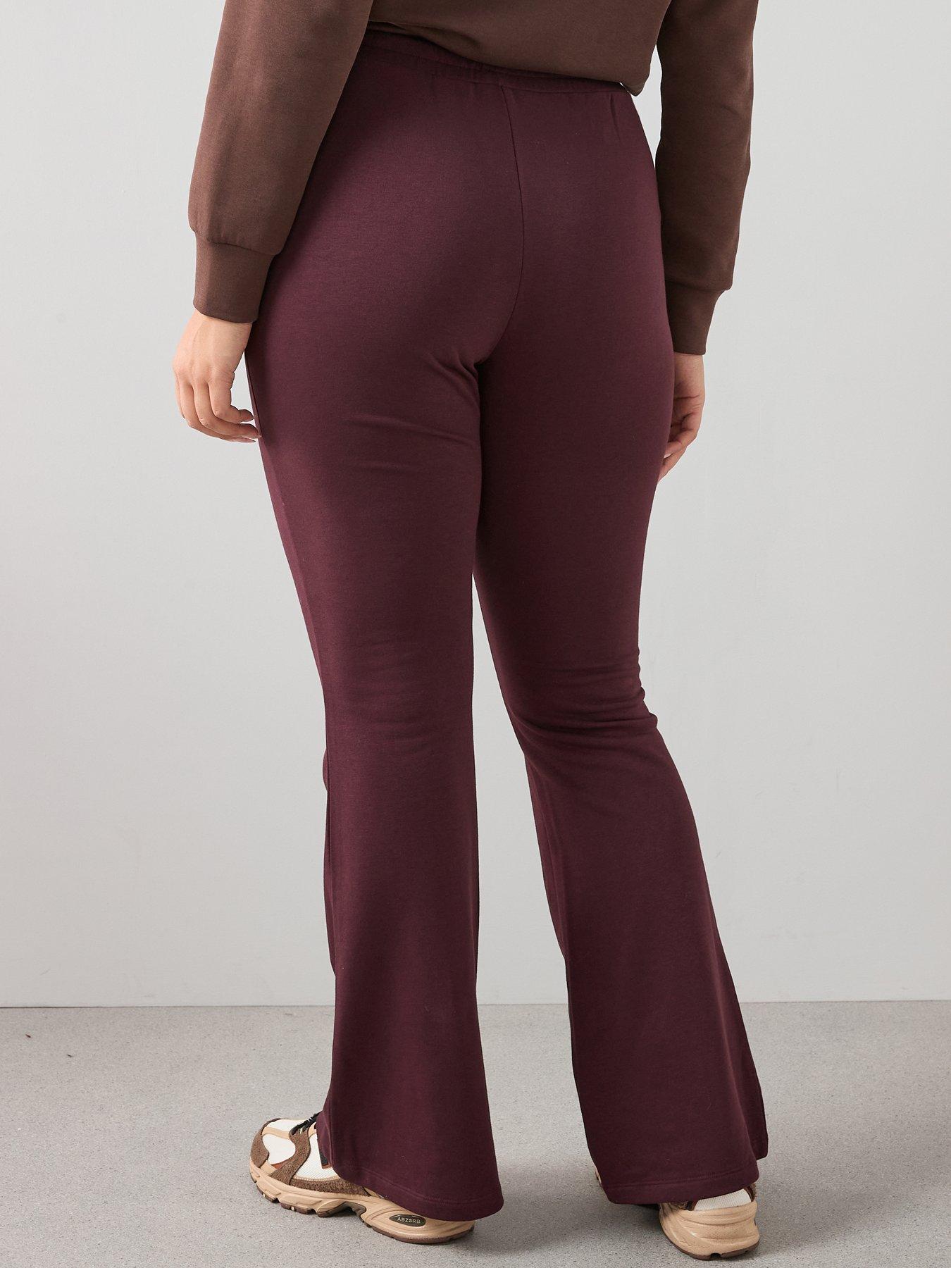 the-very-collection-curve-kickflare-joggers-brownstillFront