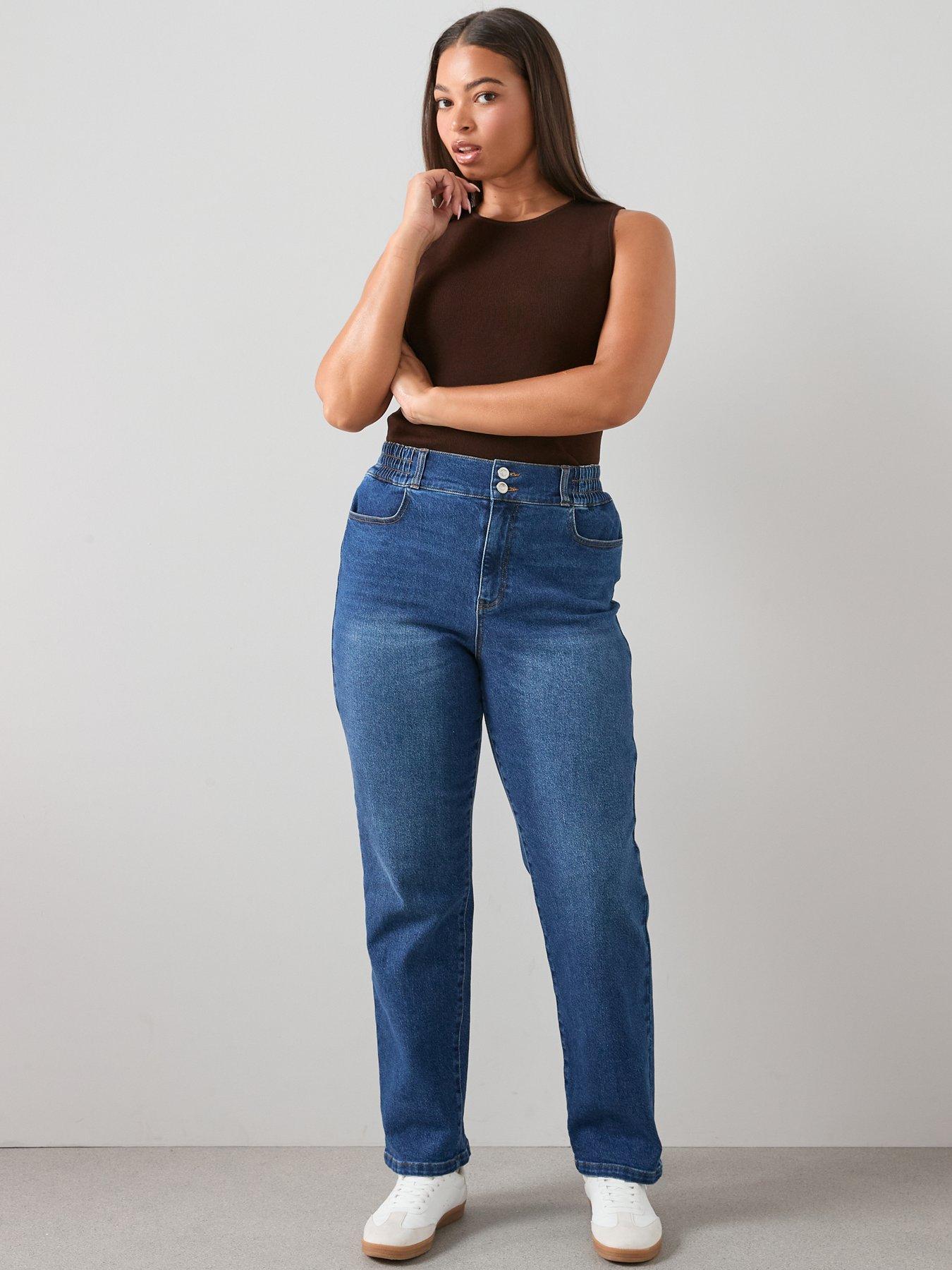 the-very-collection-curve-elasticated-waist-straight-leg-jean-bluedetail