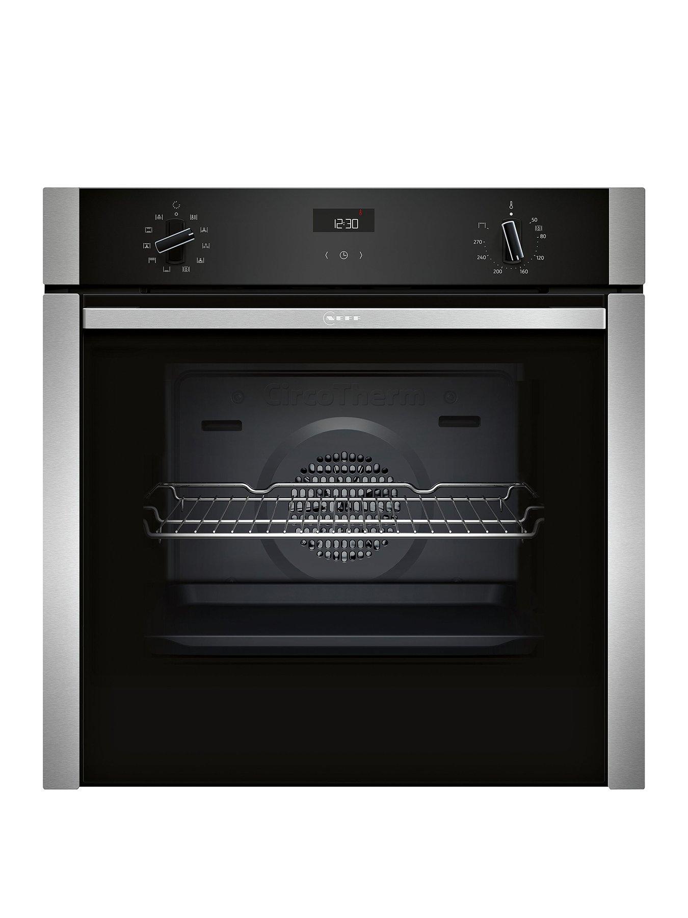 Image of Neff B3ACE4AN3B, CircoTherm Oven, Slide and Hide Door, 7 functions, LCD display,