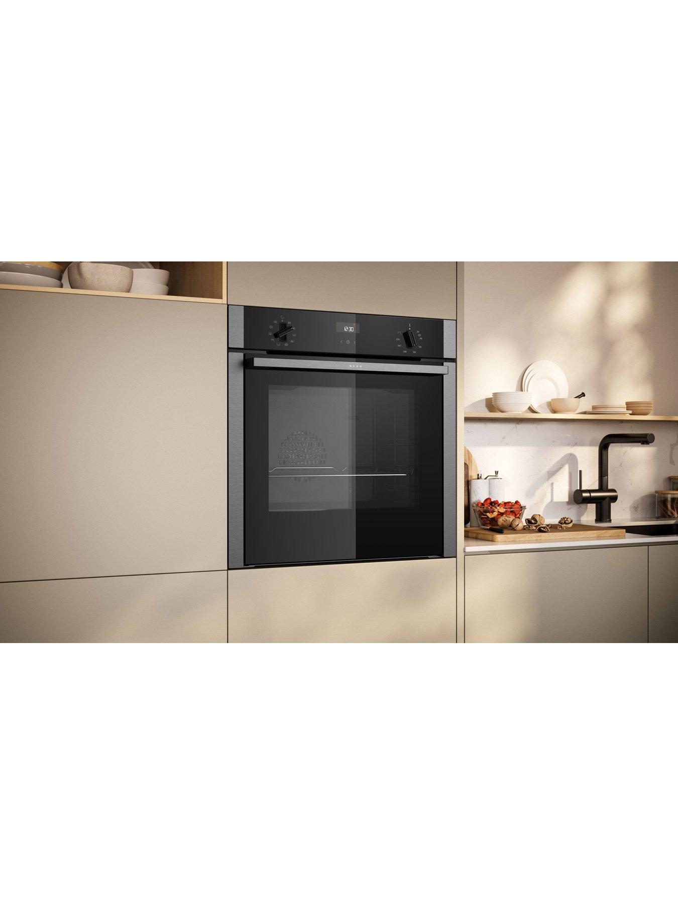Image 3 of 8 of Neff B3ACE4AN3B, CircoTherm Oven, Slide and Hide Door, 7 functions, LCD display,