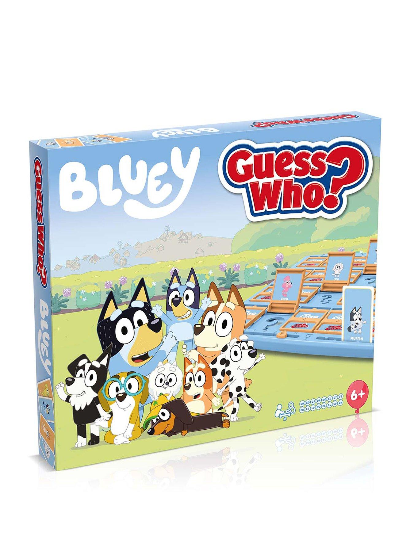 Image 1 of 6 of Bluey Bluey Guess Who Board Game &ndash; Fun Family Matching Game for Kids with Bluey Characters