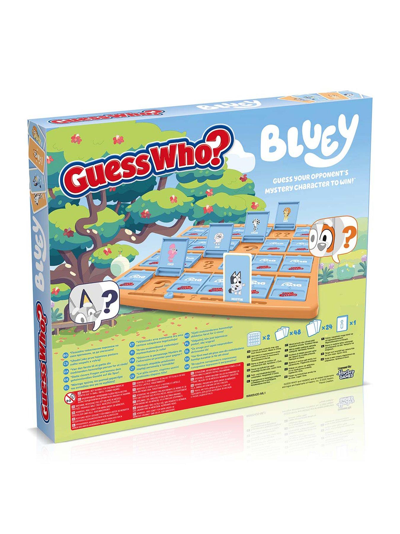 Image 5 of 6 of Bluey Bluey Guess Who Board Game &ndash; Fun Family Matching Game for Kids with Bluey Characters