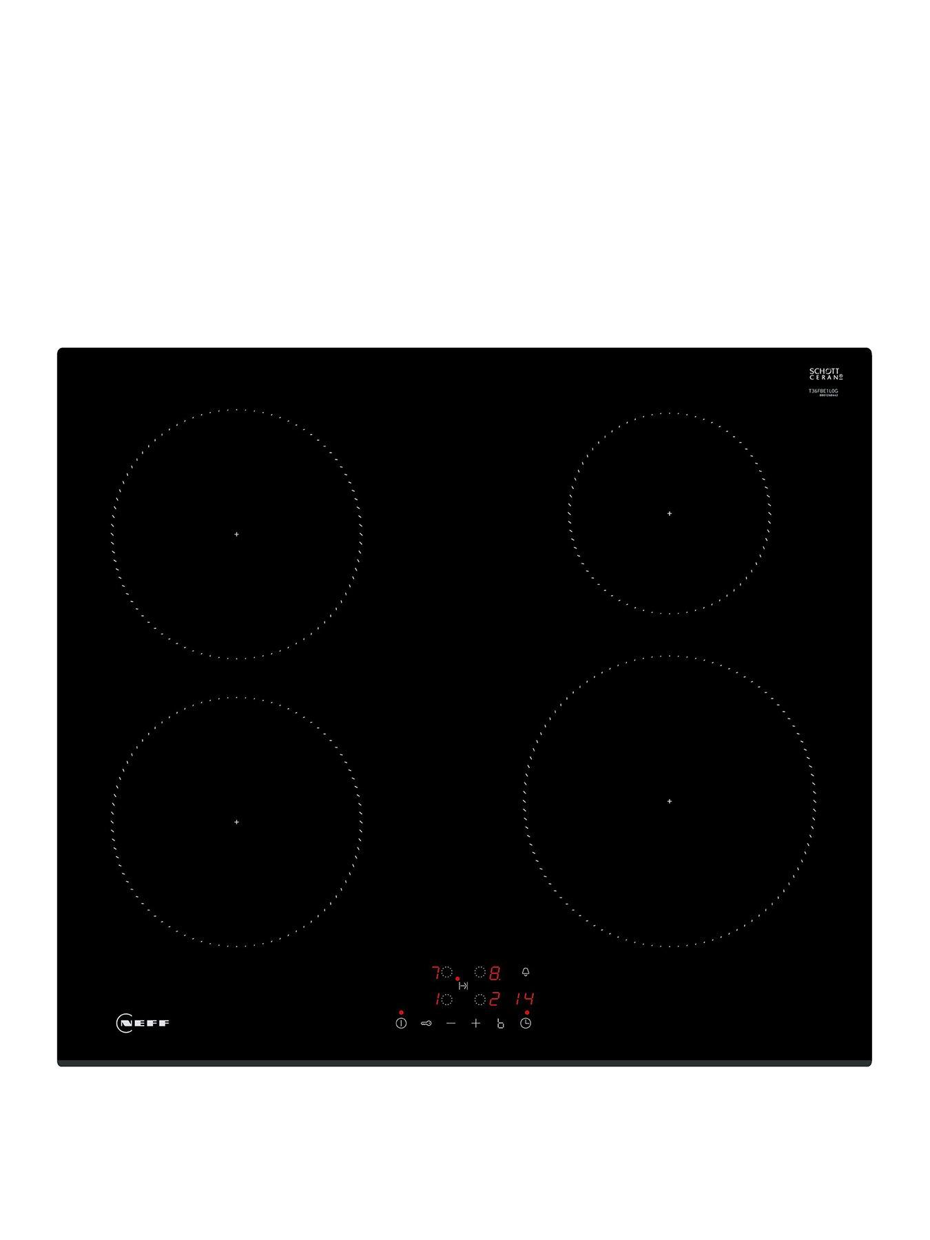 undefined T36FBE1L0, 60cm Induction Hob, Touch Control, 4 zones, Front Bevel, 4.6kW