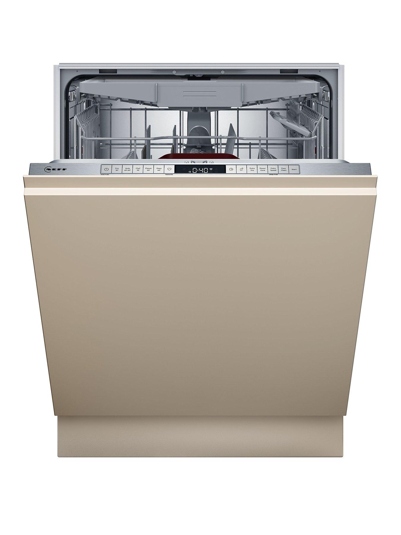 undefined S155HVX00G, 60cm Built-In Dishwashers, 6 programmes, Flex II baskets, Flex Cutlery Drawer, 5 options, InfoLight, 46dB, 9L, 14 place settings, Polinox