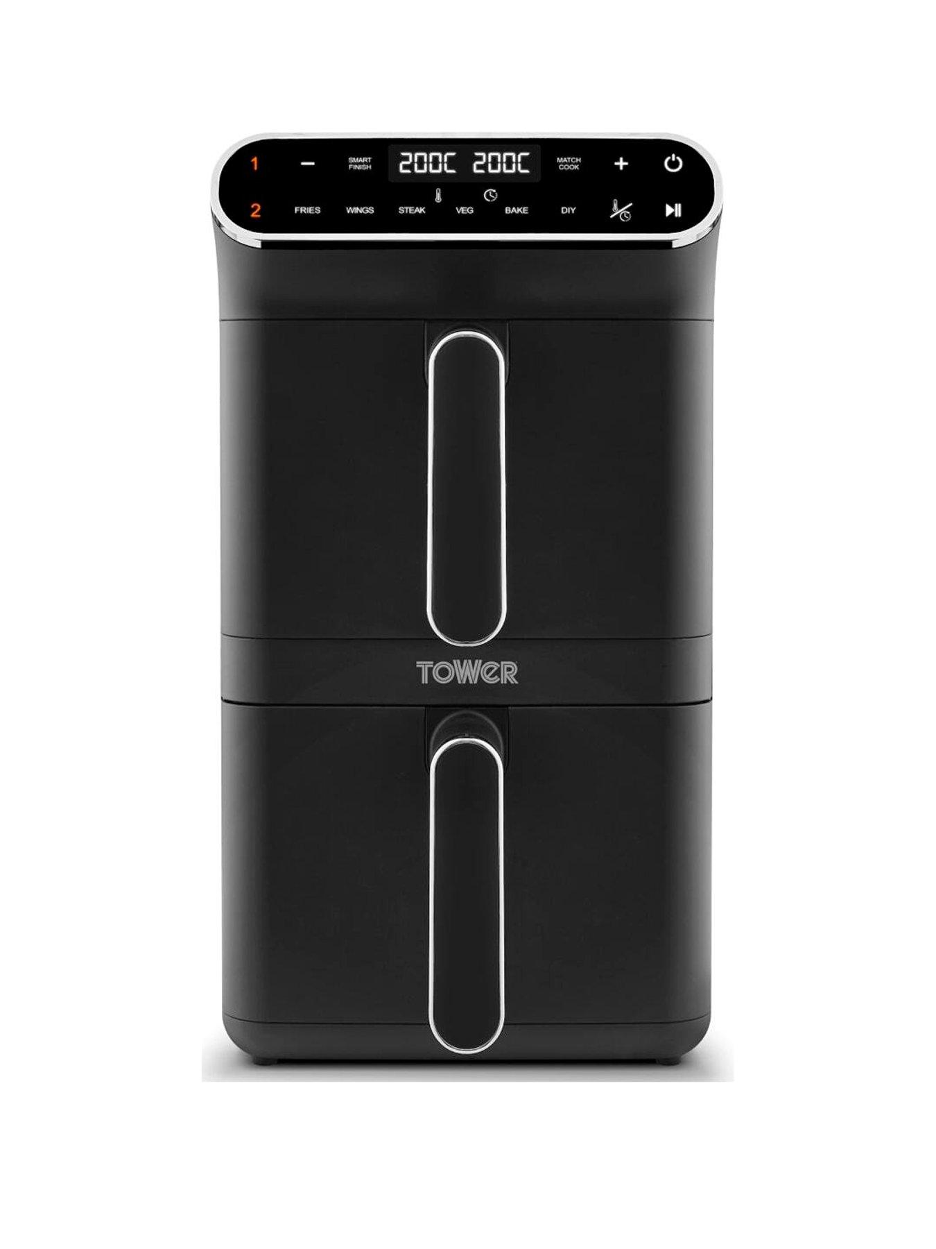 tower-t17190-vortx-xl-dual-layer-11l-air-fryer-black