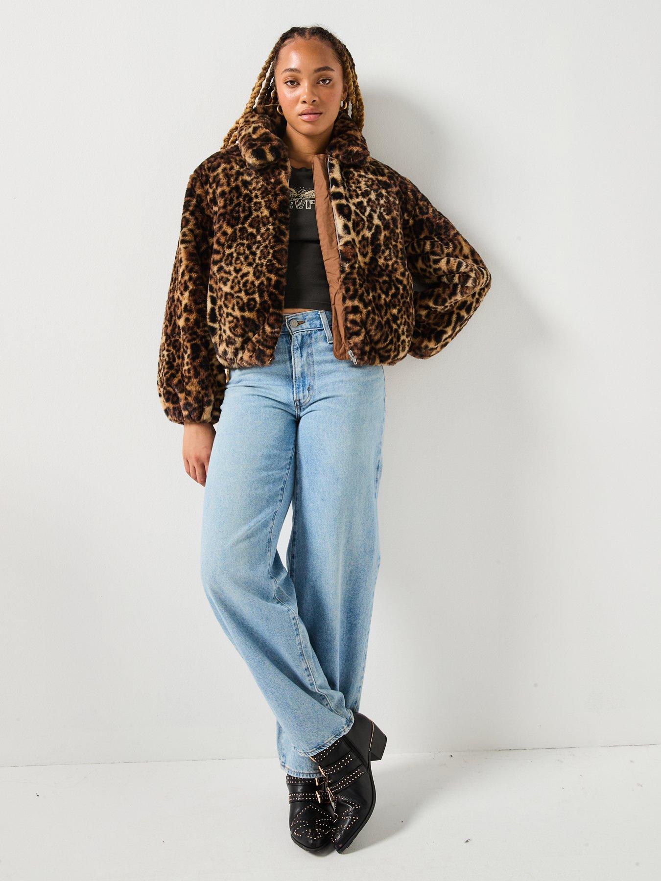 levis-elle-sherpa-leopard-jacket-black-amber-beigeback