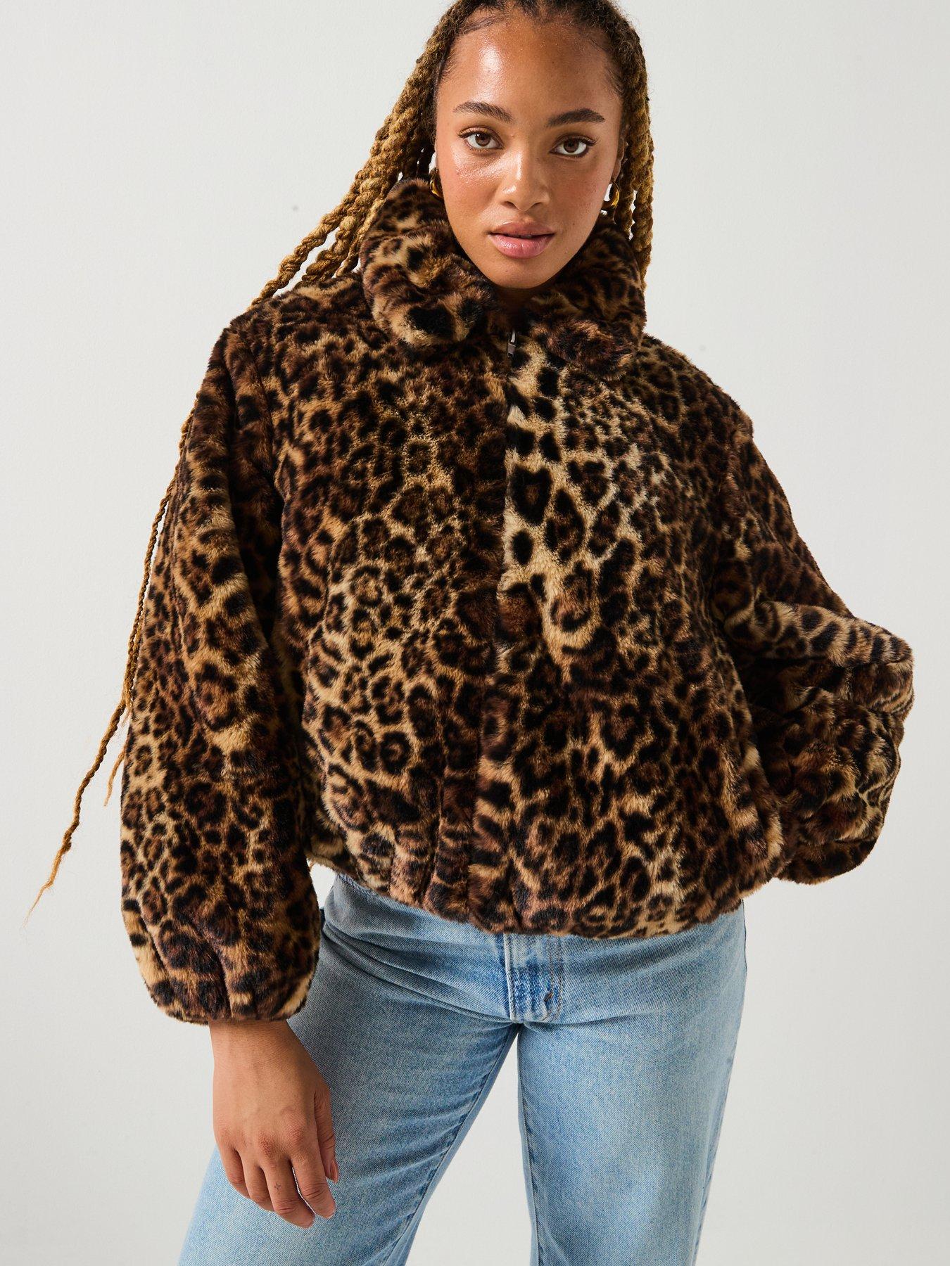 levis-elle-sherpa-leopard-jacket-black-amber-beigedetail