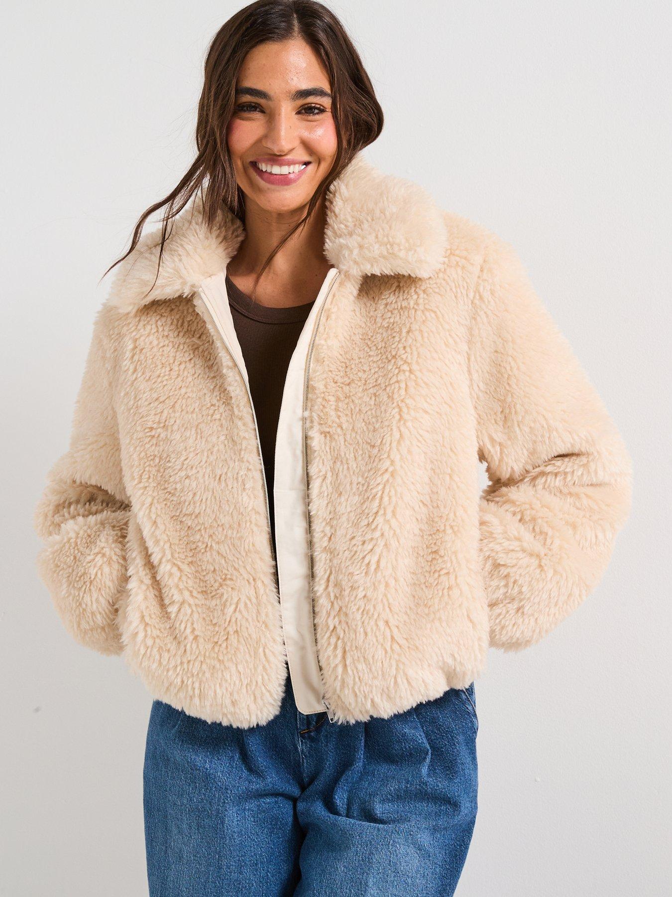 Levi's Elle Sherpa Jacket - White Swan