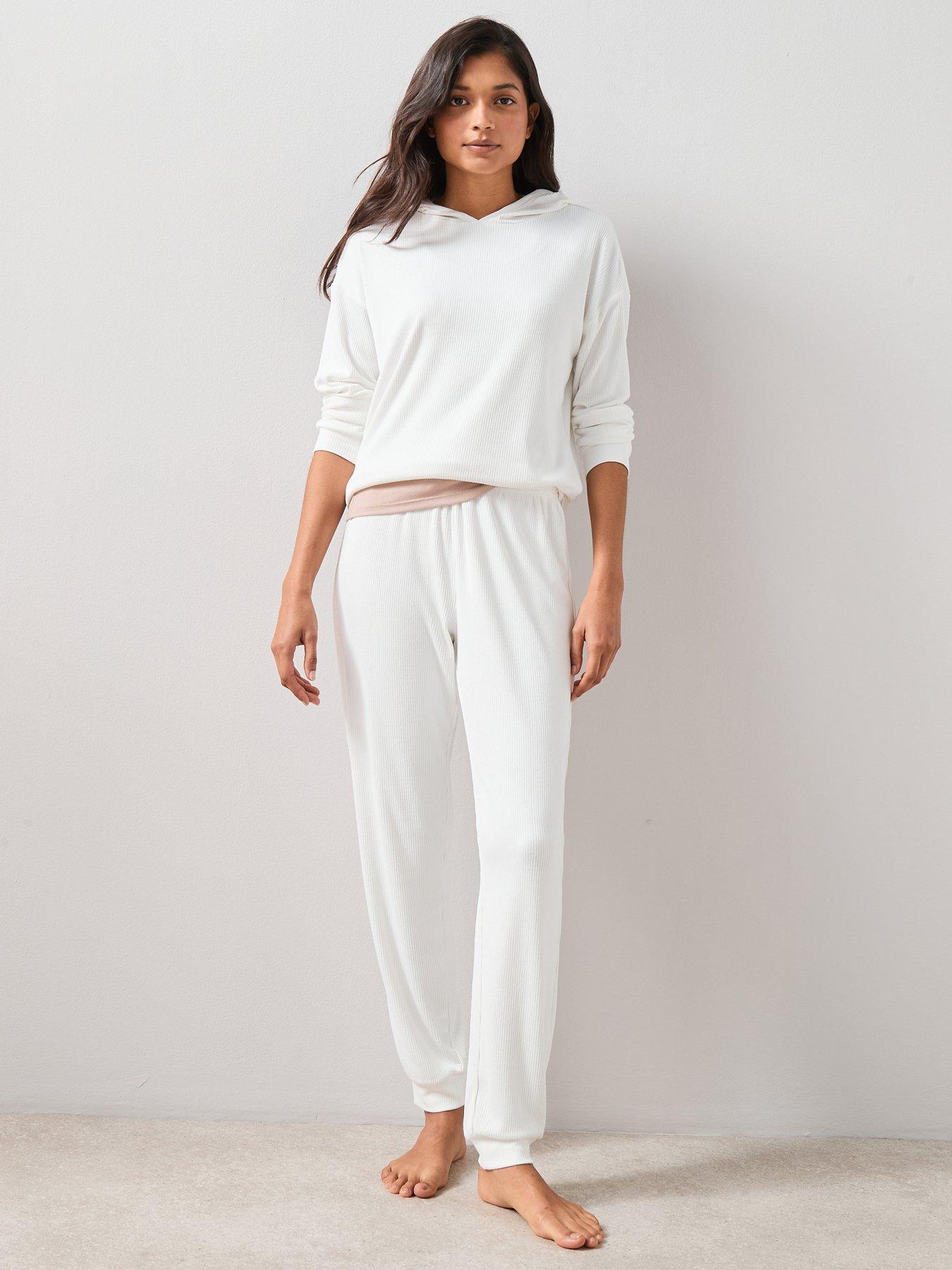 the-very-collection-soft-touch-rib-hooded-loungewear-set-creamfront