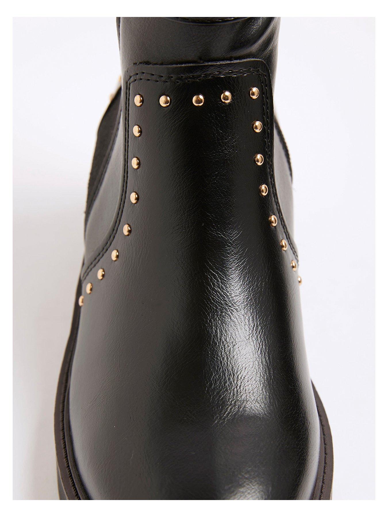 river-island-wide-studded-buckle-wedge-boot-blackdetail