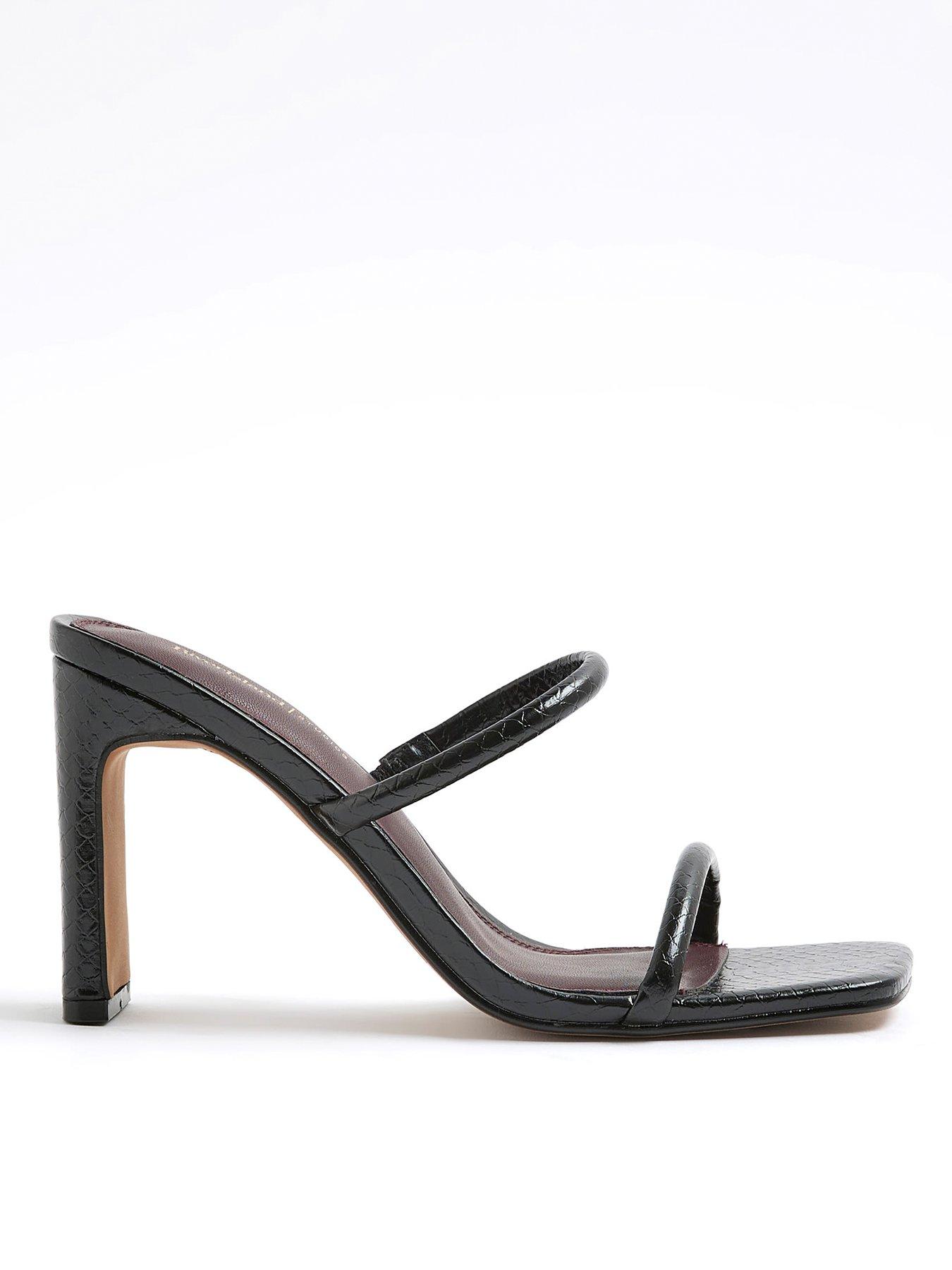 river-island-wide-double-strap-mule-black