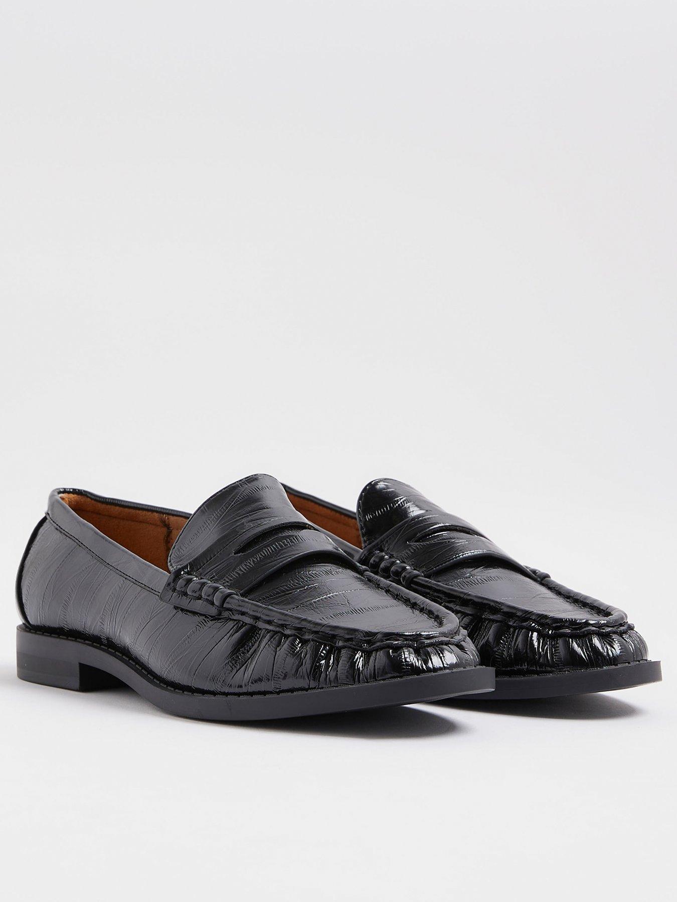 river-island-ruched-loafer-blackback