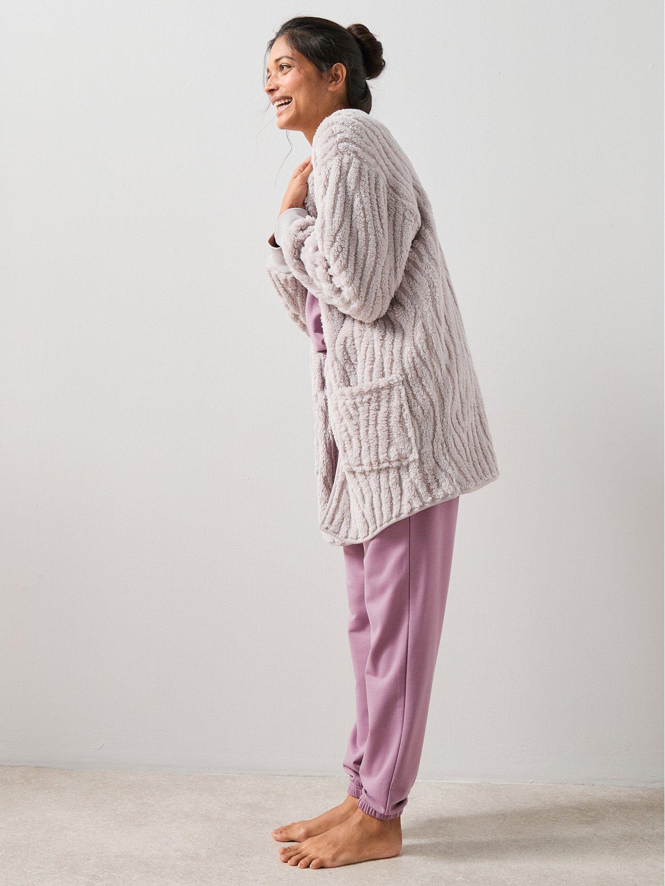 The Very Collection Textured Longline Cardigan - Pink