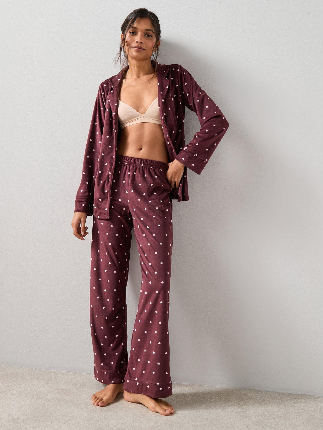 the-very-collection-baby-fleece-heart-print-revere-pyjama-set-with-eyemask-purpleback