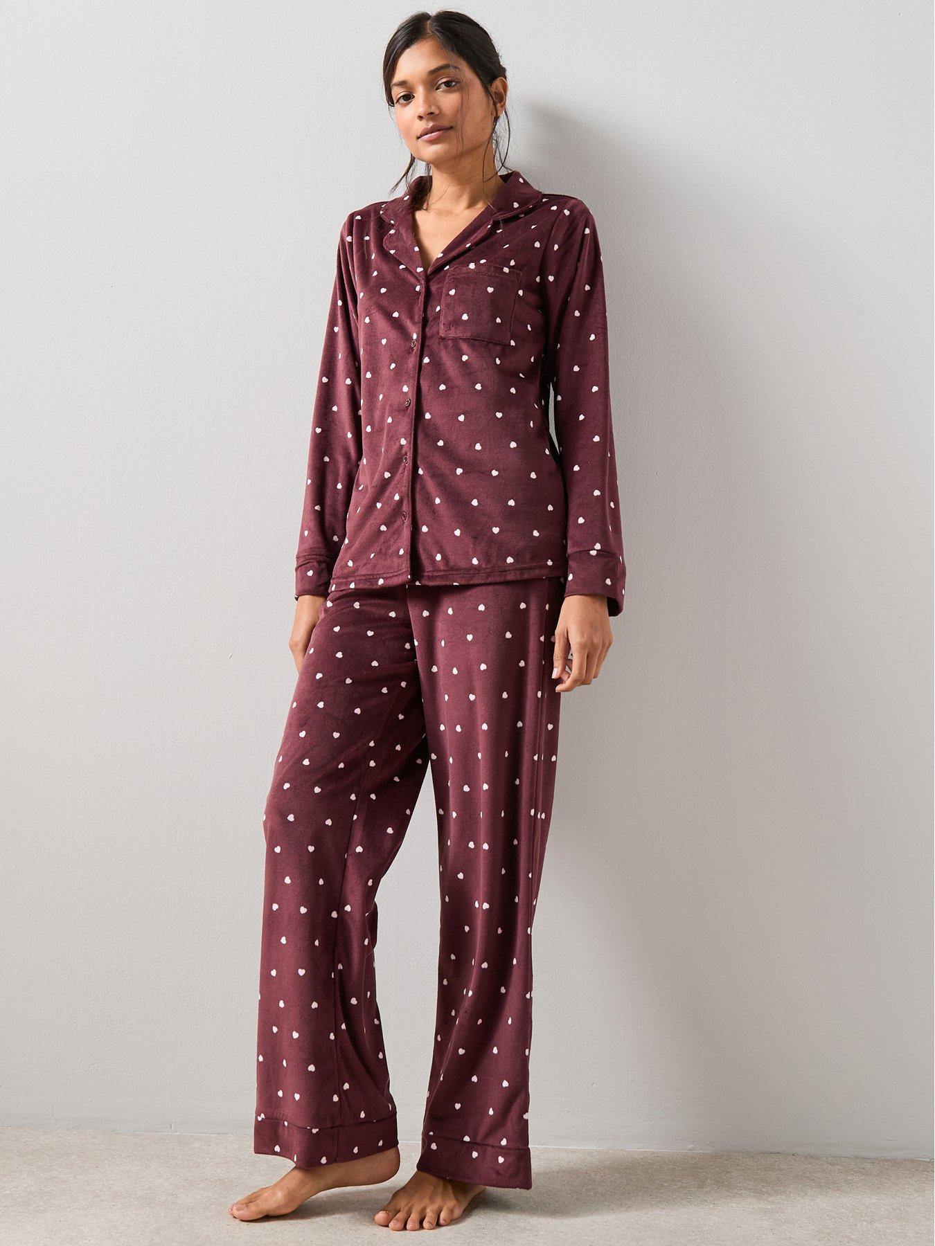 the-very-collection-baby-fleece-heart-print-revere-pyjama-set-with-eyemask-purpledetail