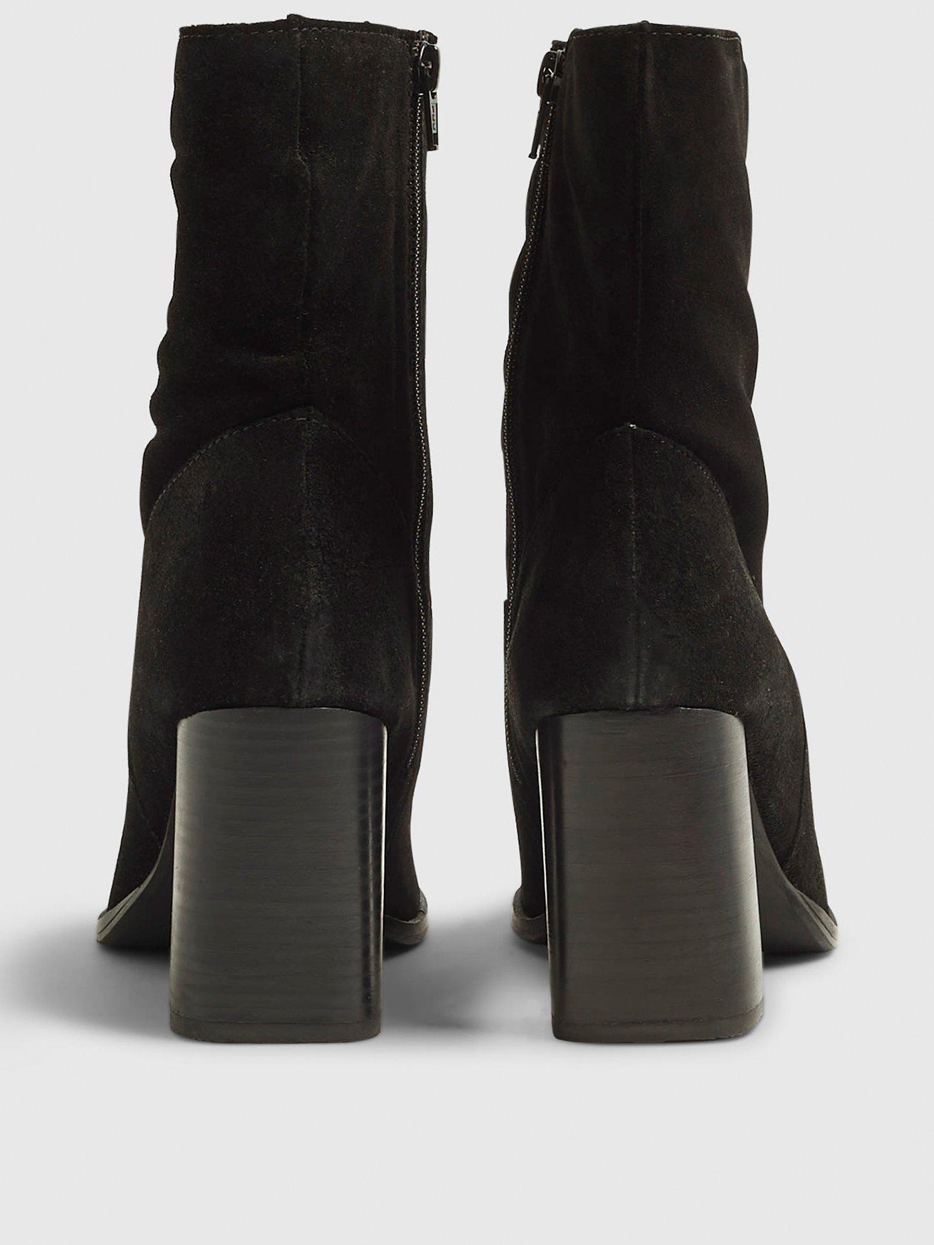 river-island-suede-heeled-ankle-boot-blackoutfit