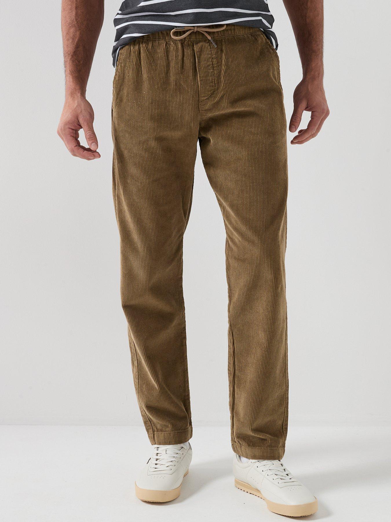 Jack & Jones Kane Corduroy Casual Trousers - Beige