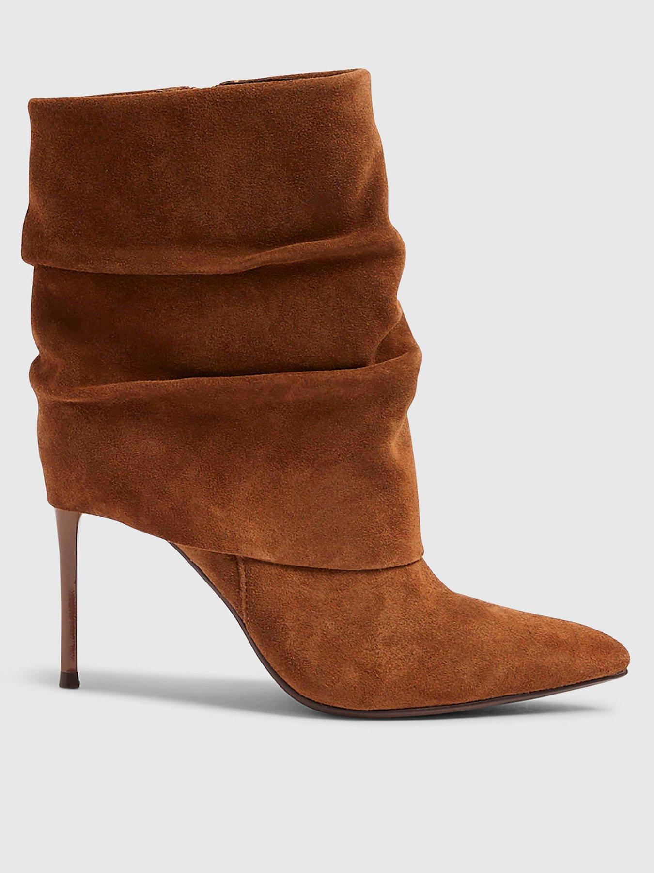 river-island-suede-fold-over-ankle-boot-brownstillFront