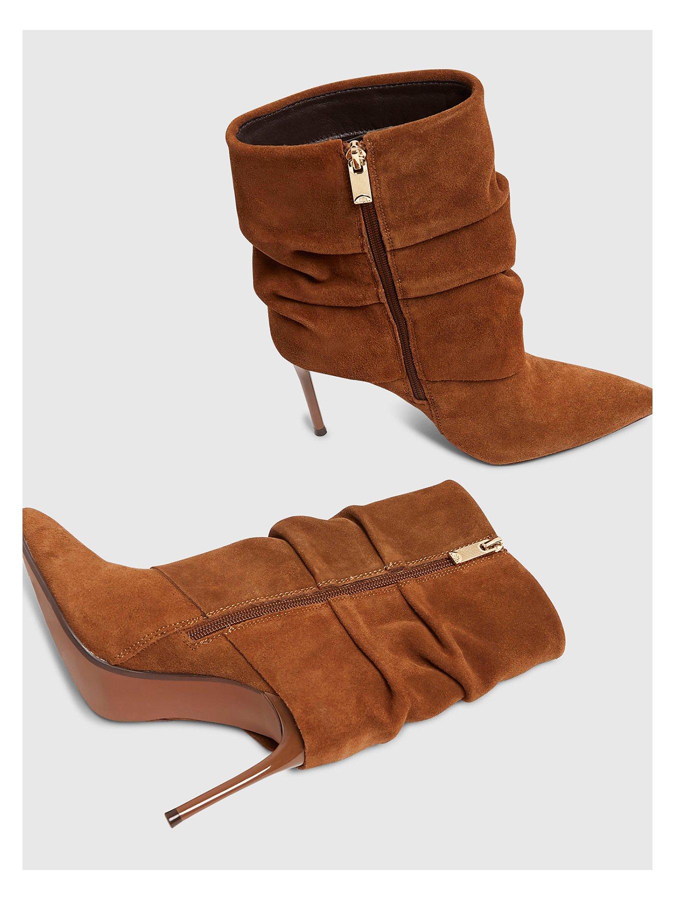 river-island-suede-fold-over-ankle-boot-browndetail